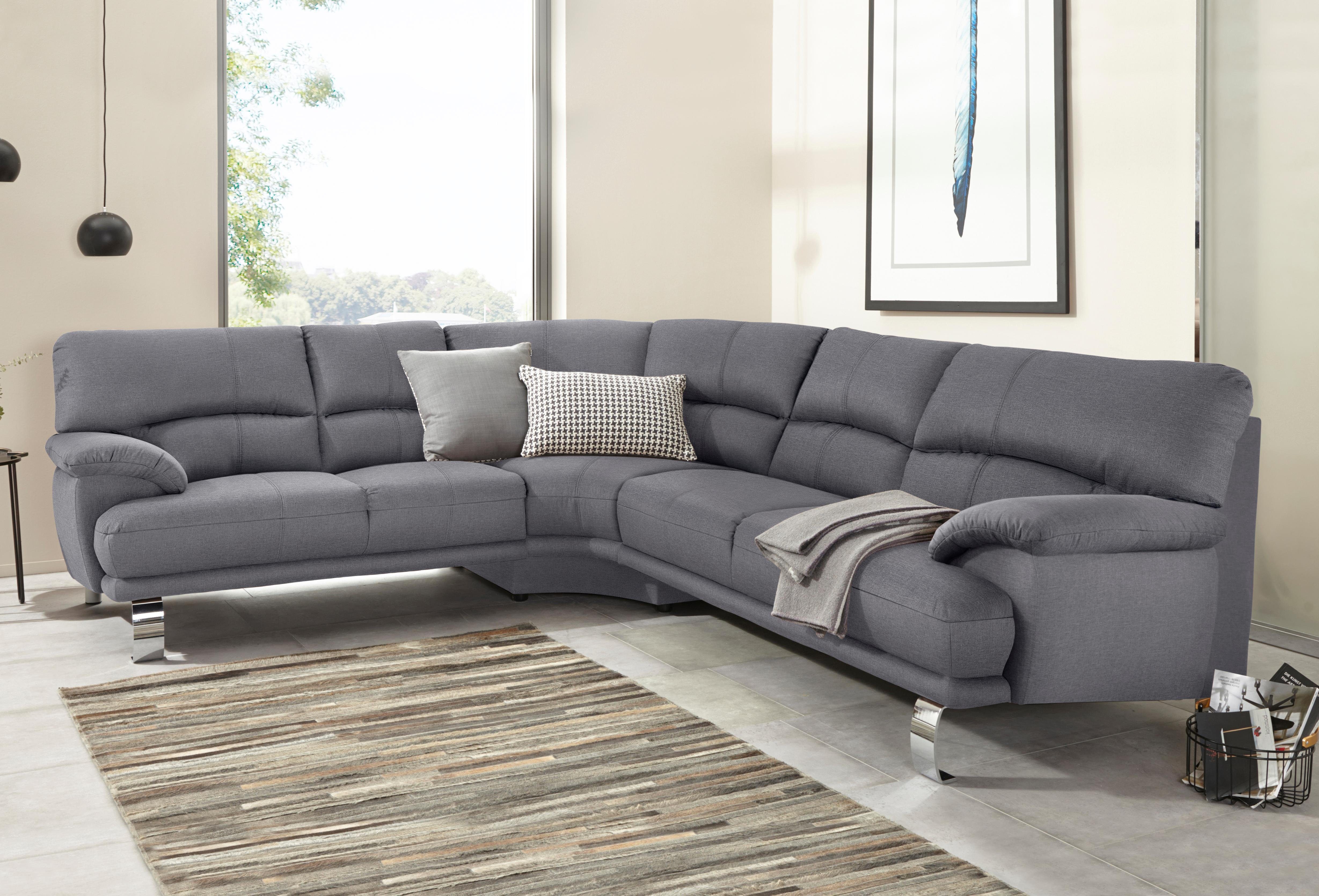 TRENDMANUFAKTUR Ecksofa Cecilia II, in italienischen günstig online kaufen