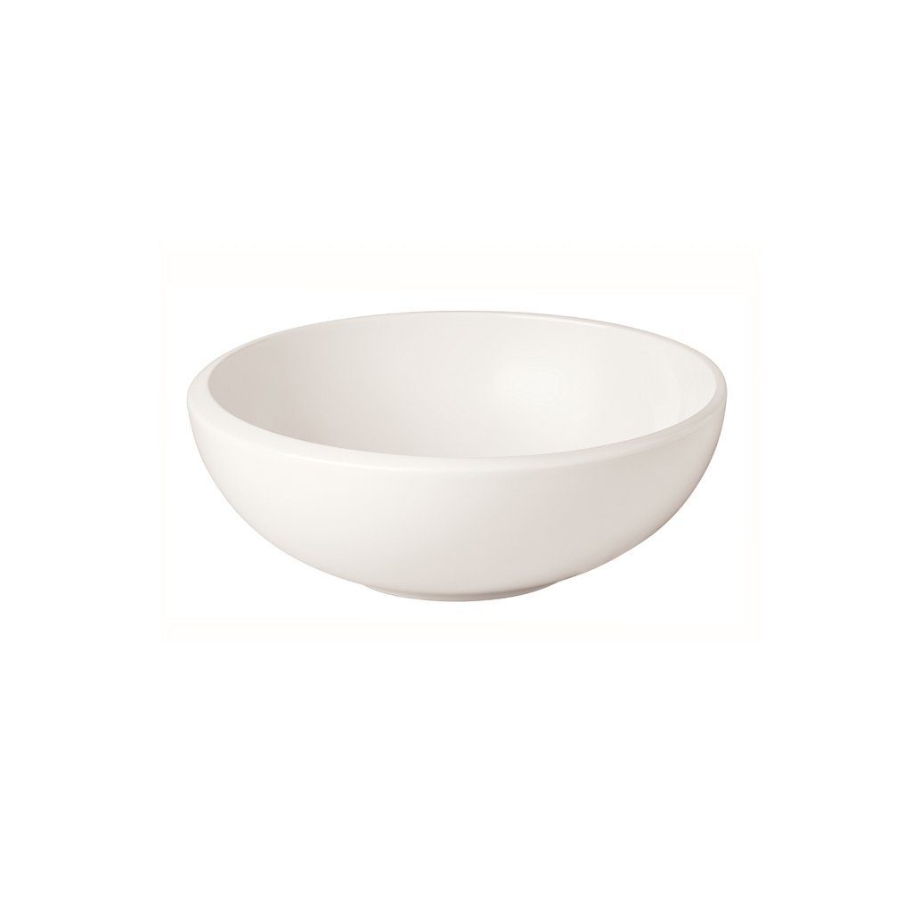 Villeroy & Boch Salatschüssel NewMoon kleine Schüssel, 1 l, weiß, Porzellan, (1-tlg)