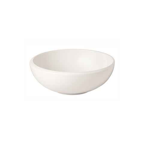 Villeroy & Boch Salatschüssel NewMoon kleine Schüssel, 1 l, weiß, Porzellan, (1-tlg)