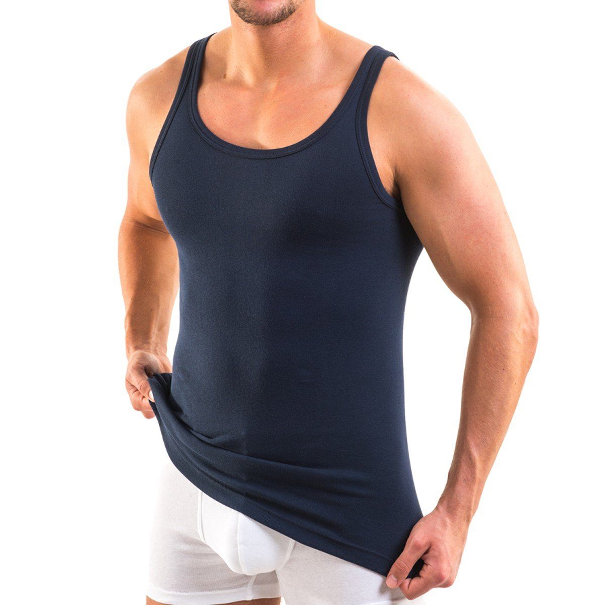 HERMKO Achselhemd 3000 Herren Tank Top 100% Bio-Baumwolle, Unterhemd, Vest günstig online kaufen
