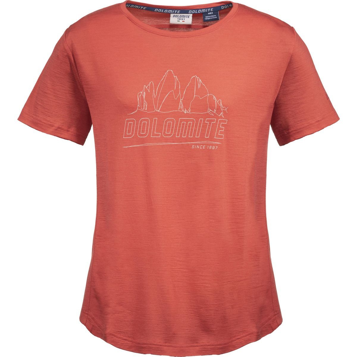 Dolomite Kurzarmshirt Tee W's Cristallo Merino SS
