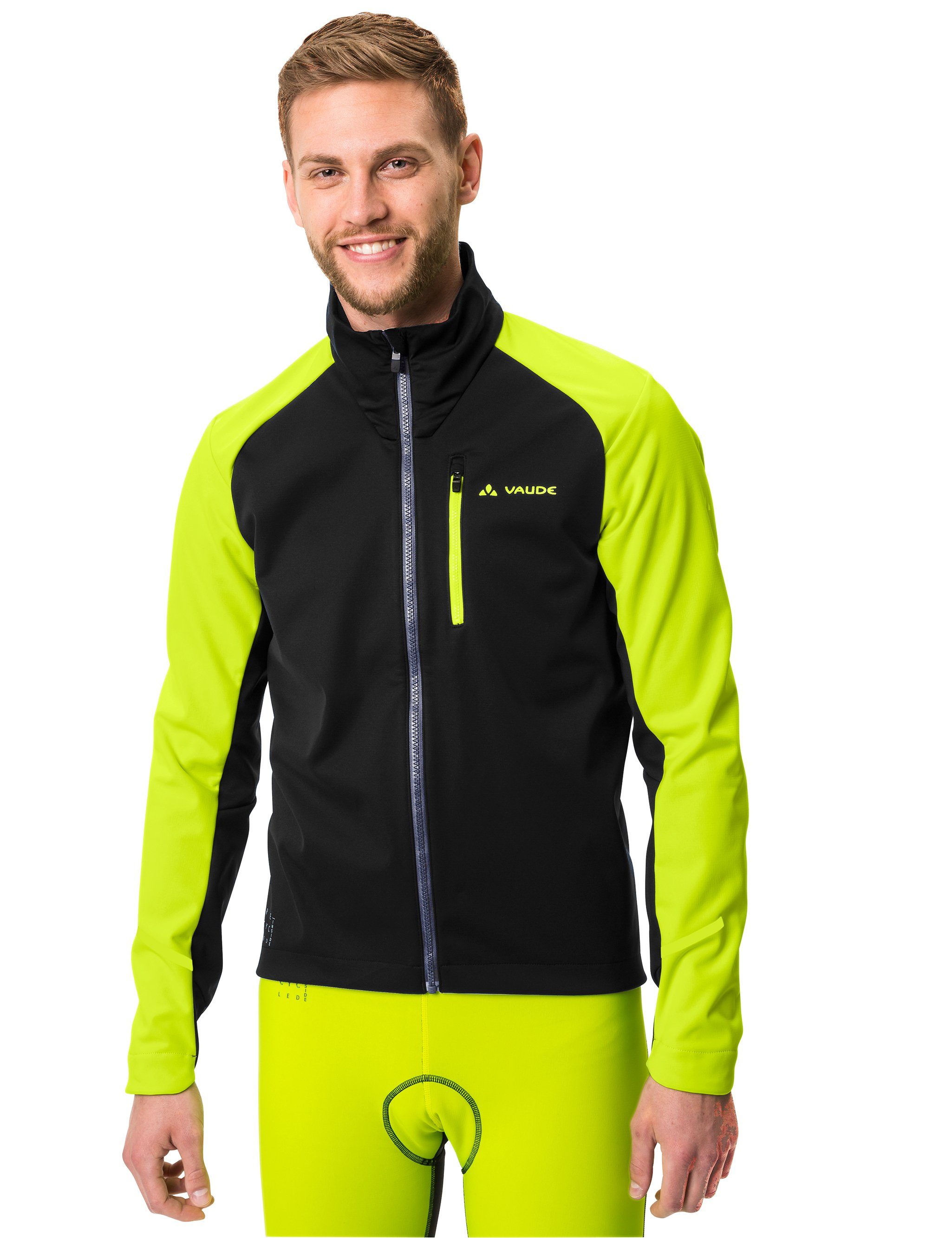 Klimaneutral (1-St) Softshell VI Men's yellow neon VAUDE Posta Outdoorjacke Jacket kompensiert
