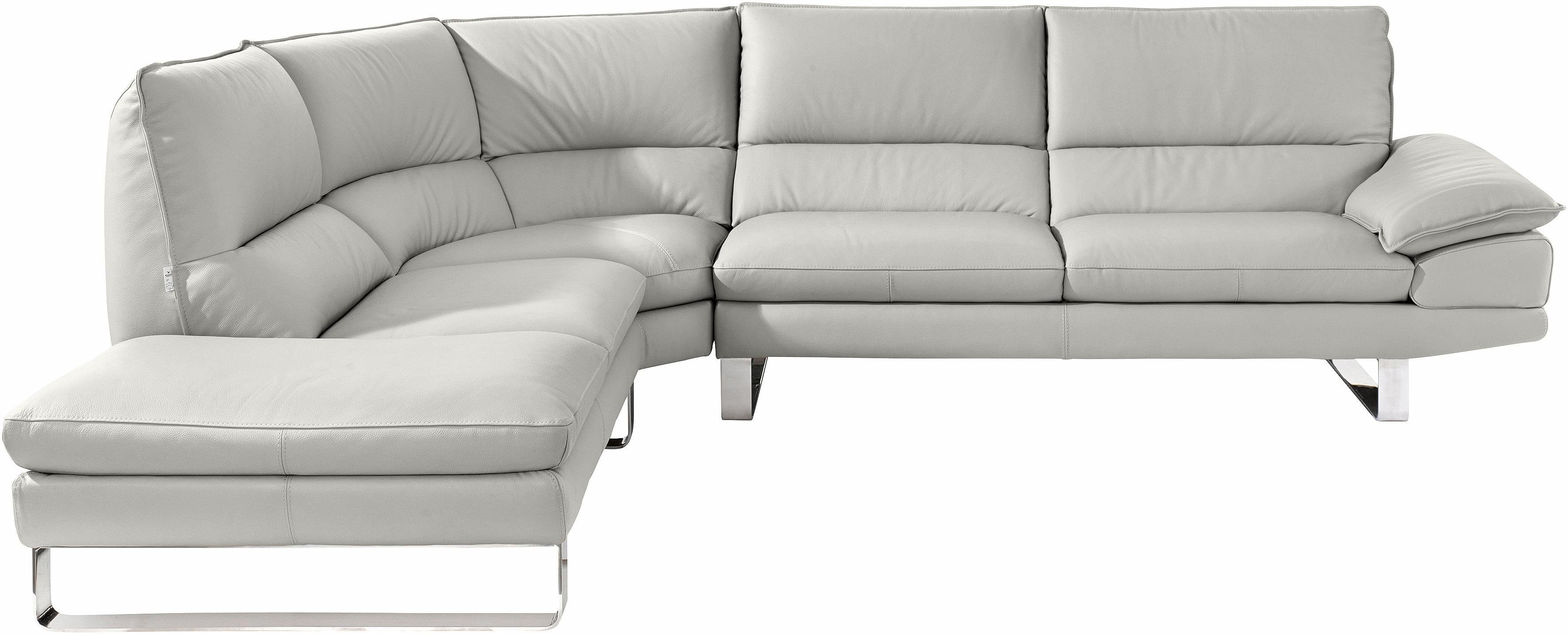 CALIA ITALIA Ecksofa Dave, italienisches Designsofa mit erstklassigem Sitzkomfort, L-Form, mit tollen Lederbezügen