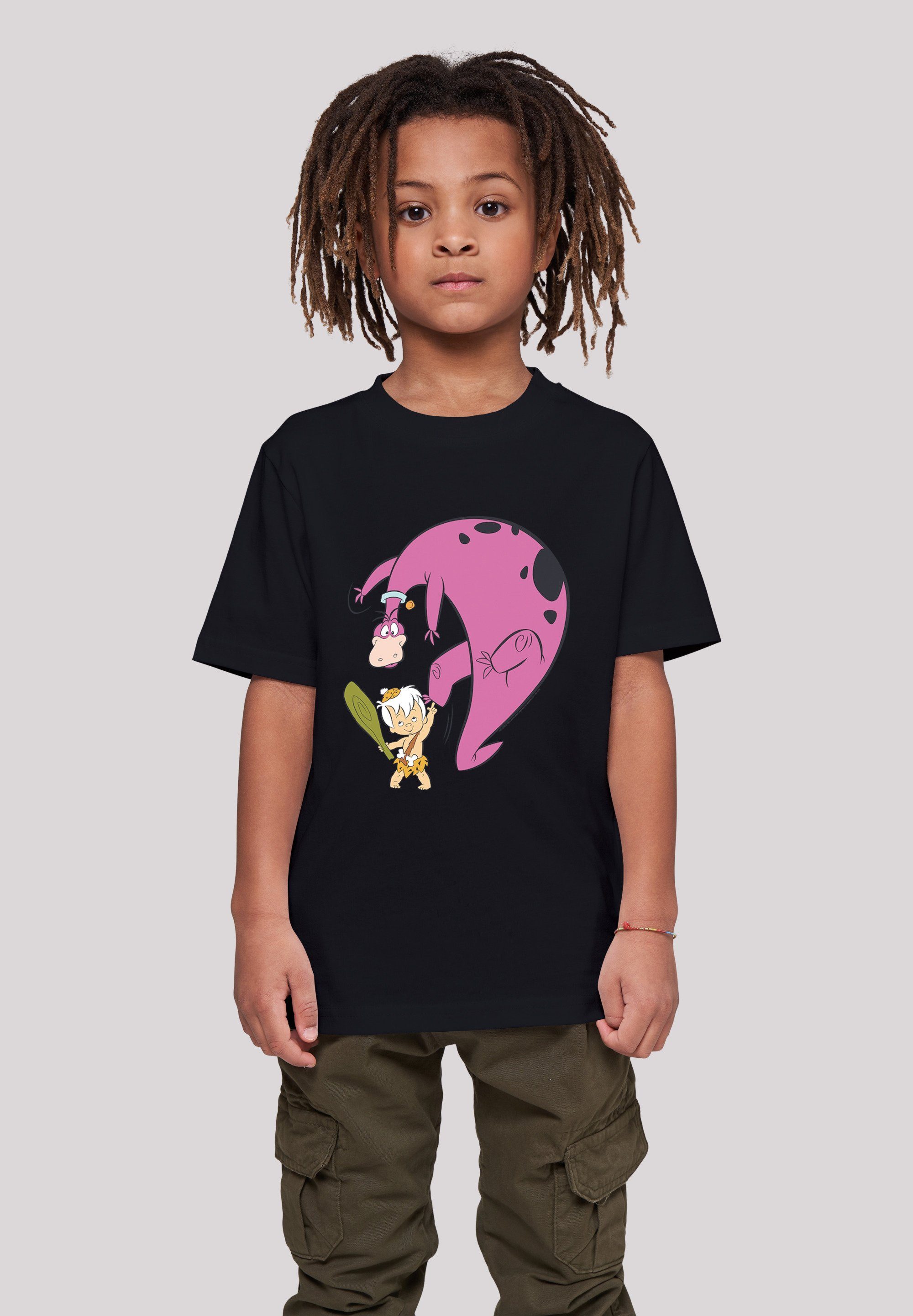 Merch,Jungen,Mädchen,Bedruckt Bamm T-Shirt Die Dino T-Shirt And Kinder,Premium Bamm Feuerstein Unisex F4NT4STIC schwarz Familie