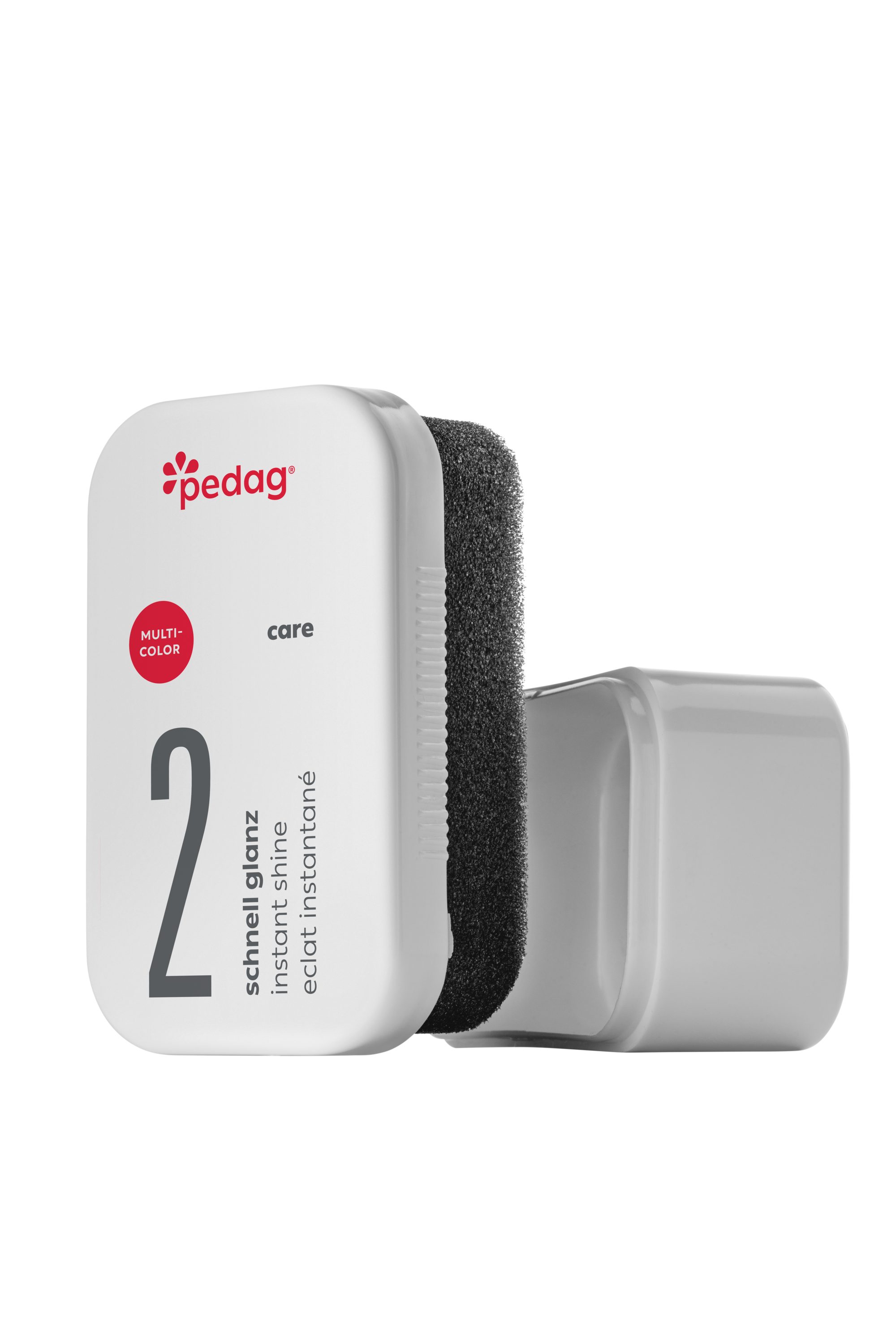 Pedag Schuhputzbürste Shine - Sofortglanz-Schwamm, (1-tlg)