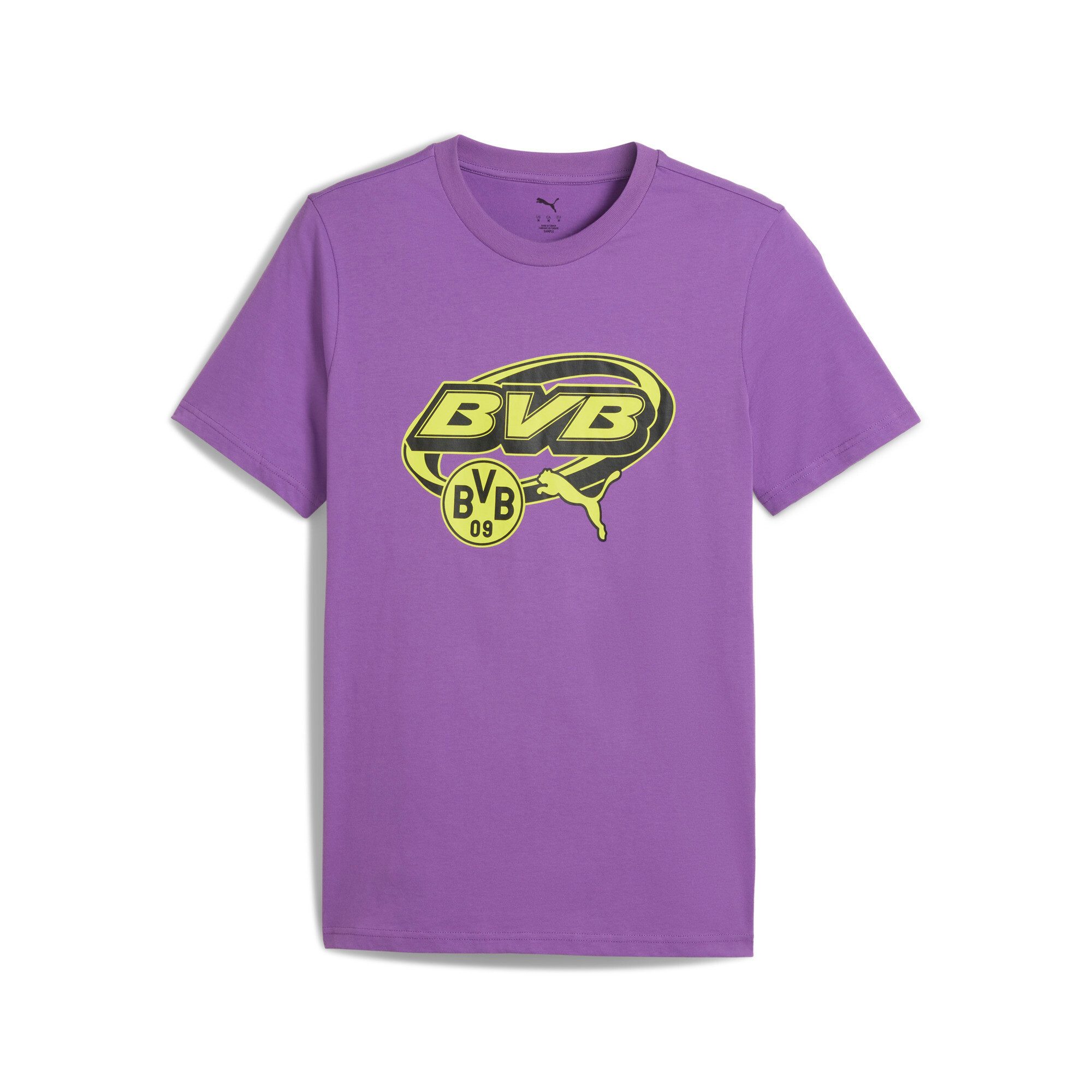 PUMA Trainingsshirt BVB FTBLCULTURE TEE regular fit, Kurzarm, aus Baumwolle günstig online kaufen