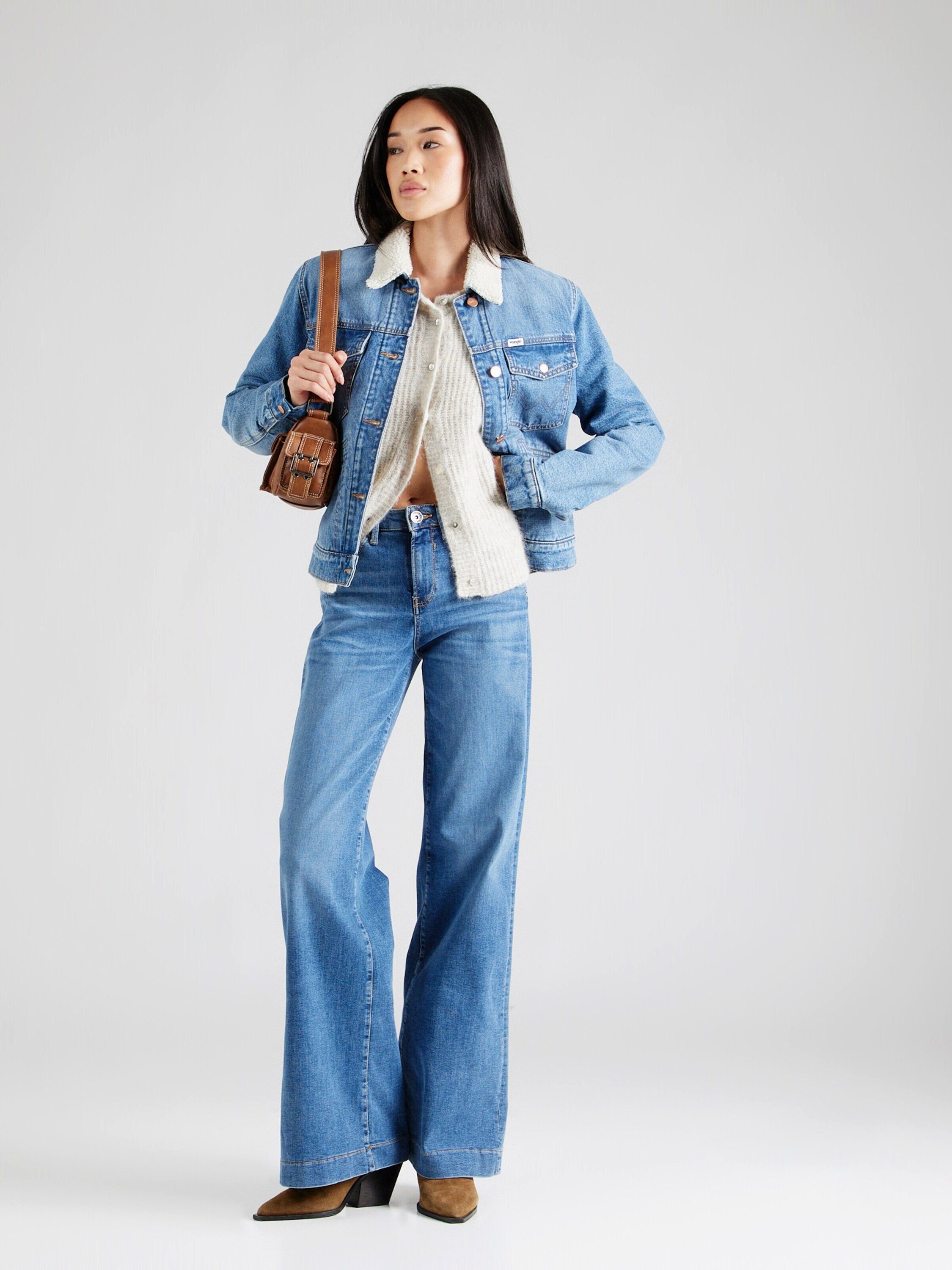 Garcia Weite Jeans (1-tlg) Plain/ohne Details