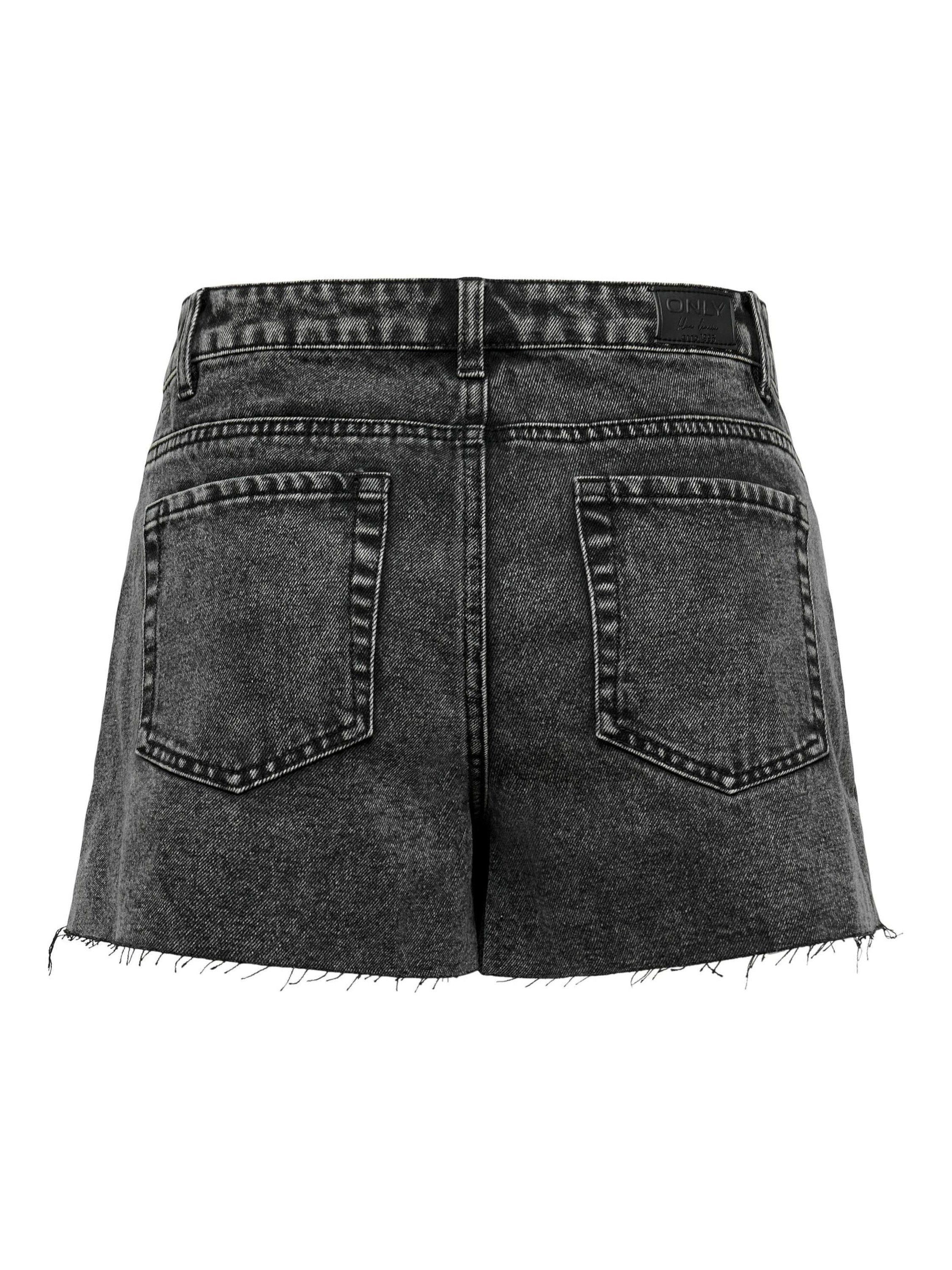 ONLY Jeansshorts Texas (1-tlg) Fransen