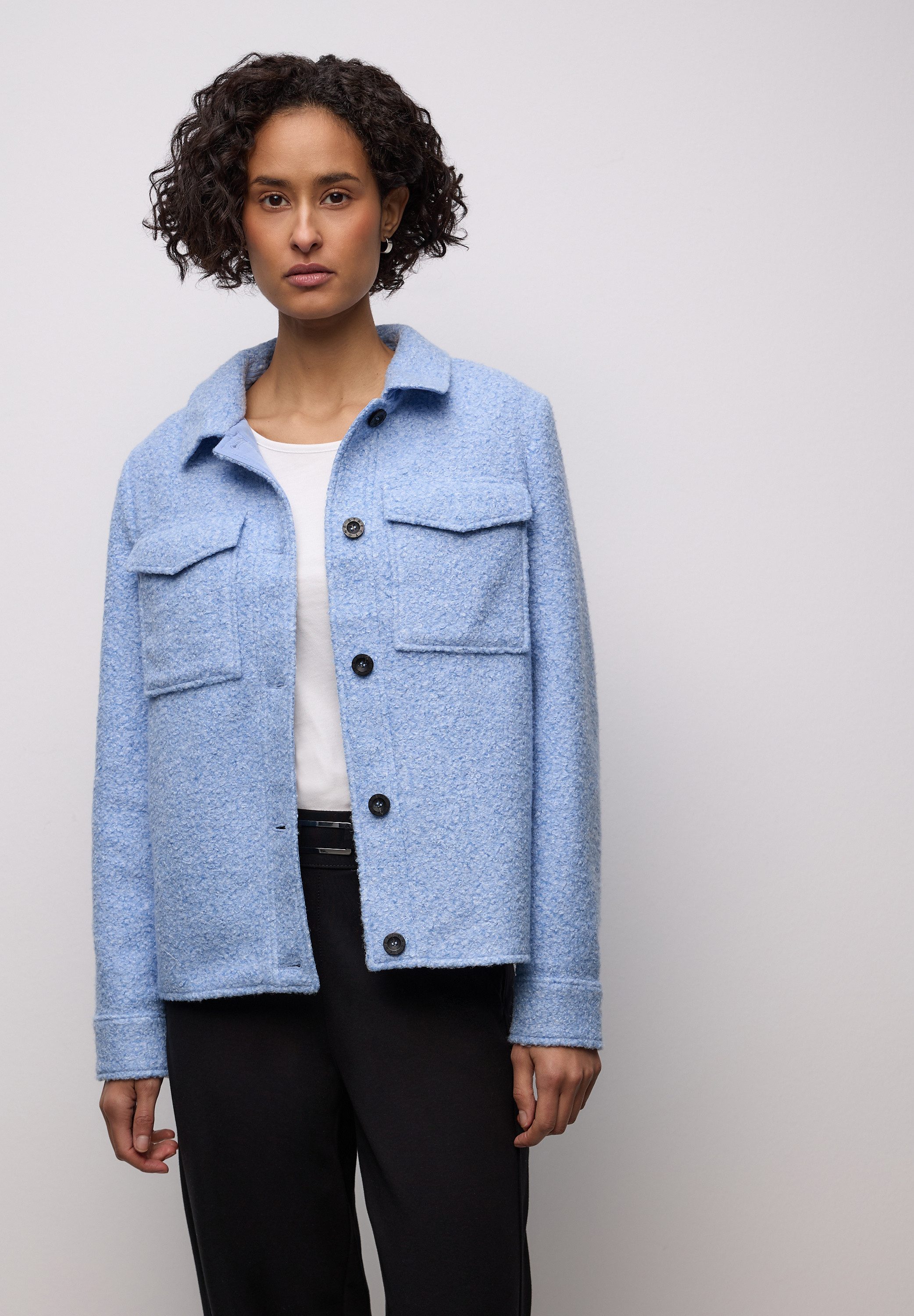 STREET ONE Kurzjacke in Woll-Optik günstig online kaufen