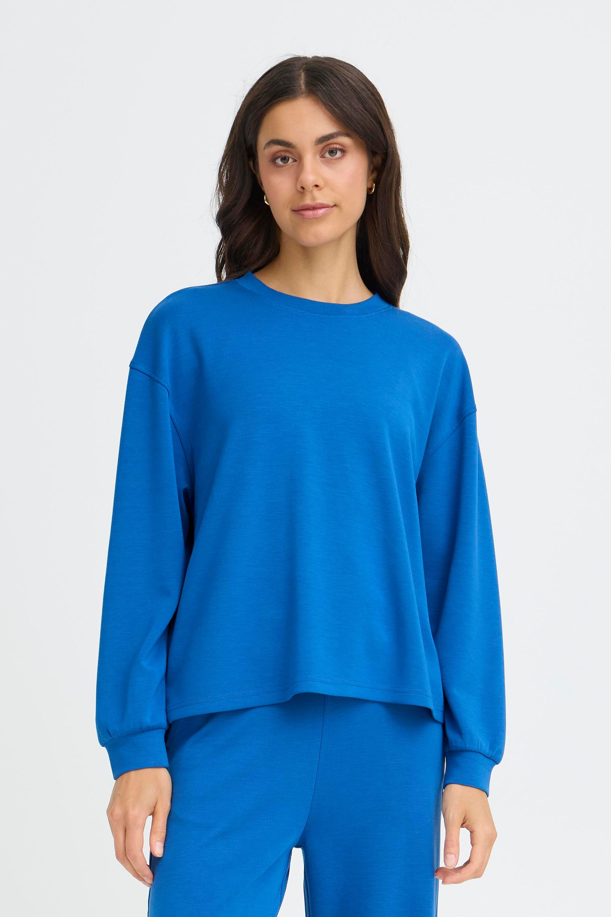fransa Fleecepullover Sweatshirt FRAURORA