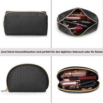 GelldG Kosmetiktasche Make-up Tasche, Kulturtasche, Kulturbeutel Schminktasche für Damen