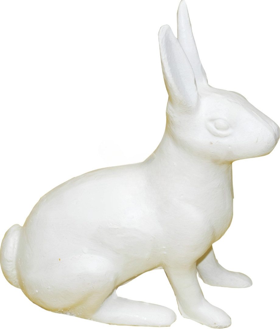Xlmoebel Dekofigur Dekorative Hasenfigur aus hochwertigem Material für den Garten (Hase Material : Kunststoff29 x 26 cm), Hergestellt in Europa