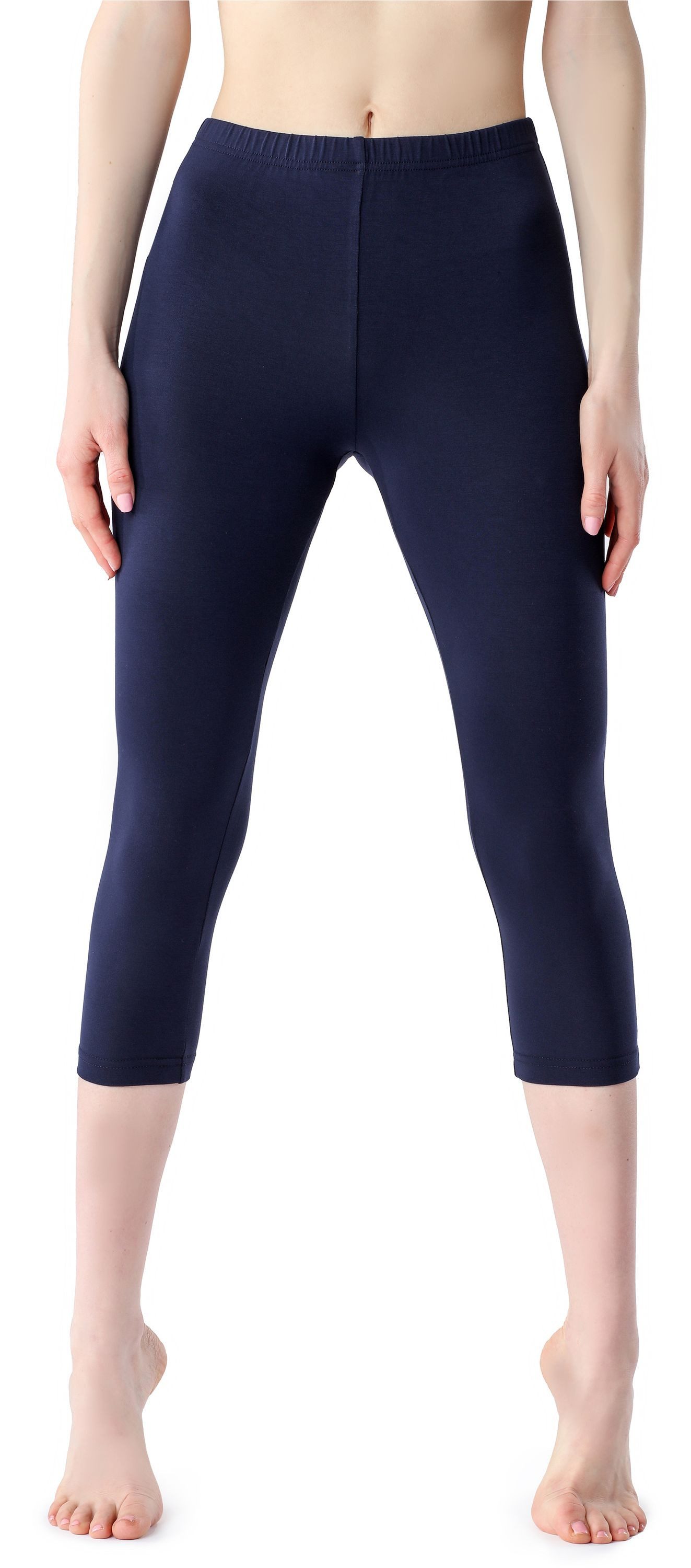 Leggings Damen Leggings 3/4 aus Viskose BLV50-204