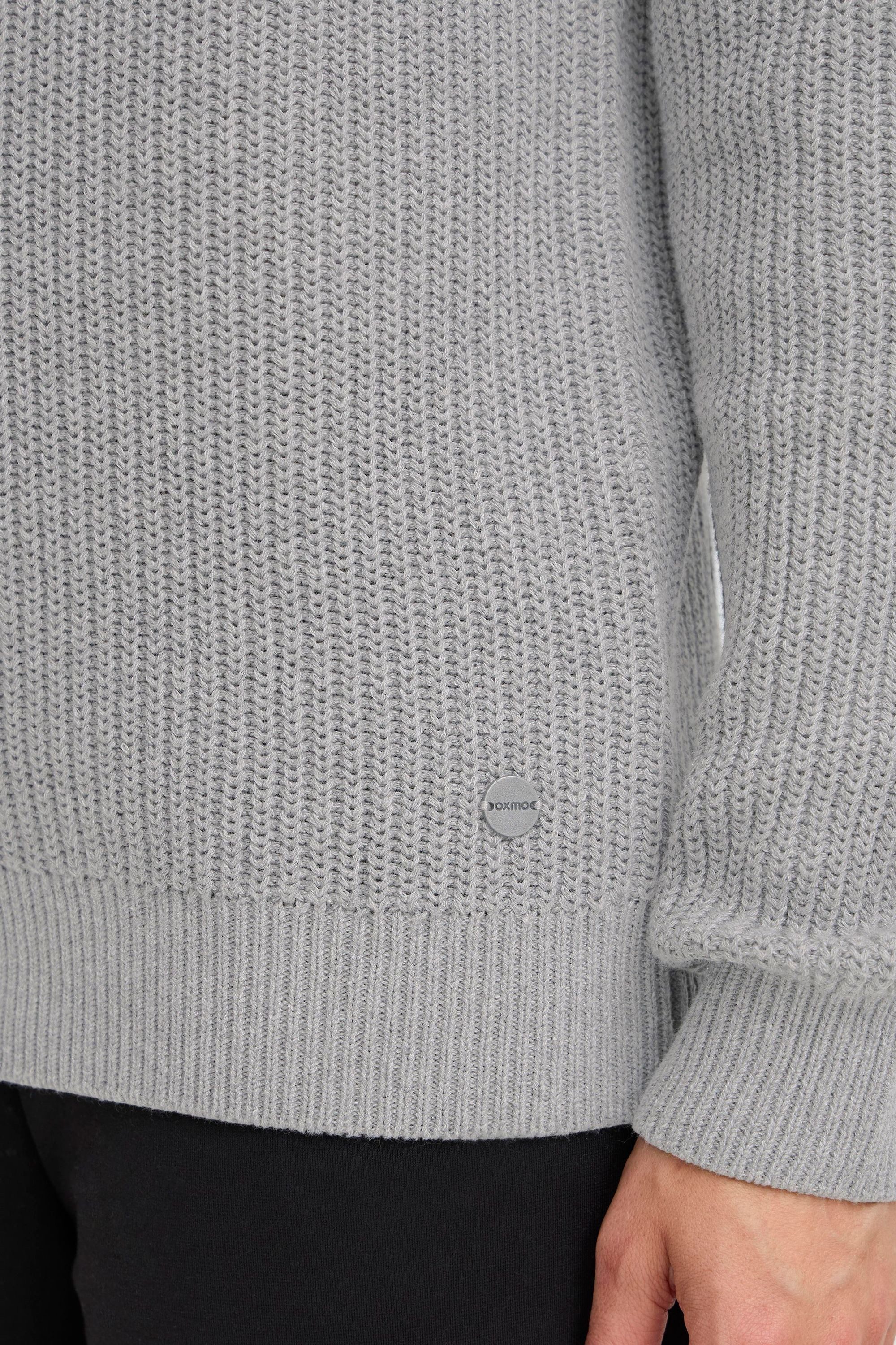 OXMO Rollkragenpullover OXKimse Modischer Rollkragenpullover aus Grobstrick-Qualität
