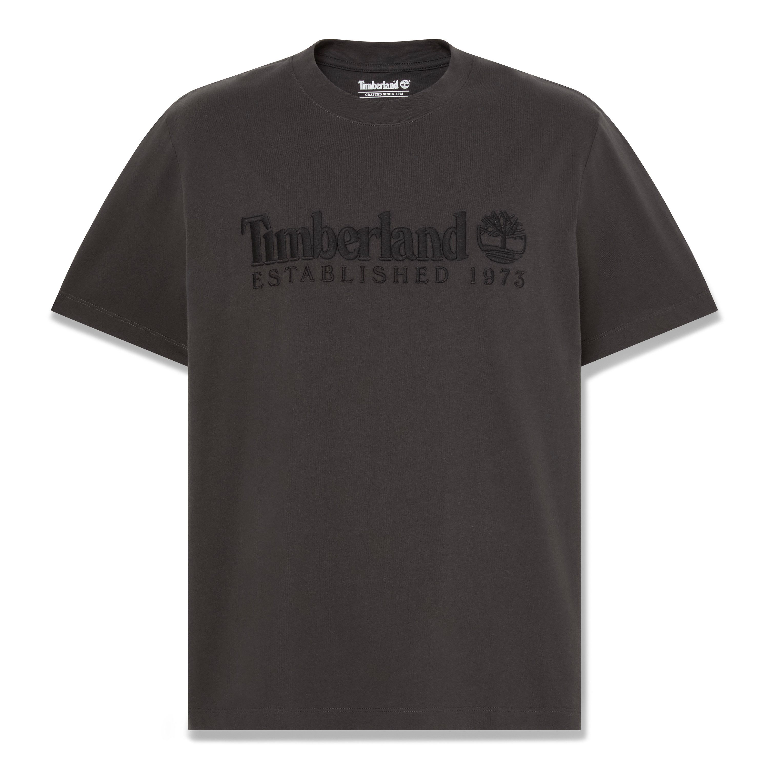 Timberland T-Shirt ESTABLISHED 1973 - SS Embroidered Tee Kurzarm, mit Rundhalsausschnitt, aus Baumwolle, normale Schnittform – Bild 5 von 5