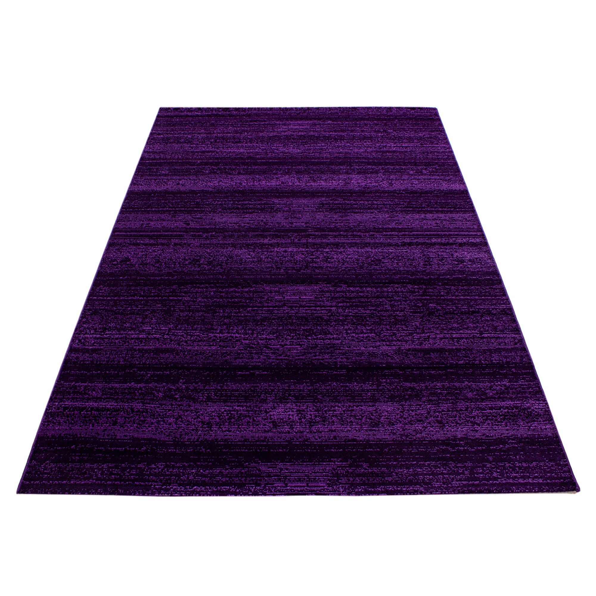 Teppium Teppich Unicolor - Einfarbig, Rechteckig, Höhe: 6 mm, Modern Kurzflor Teppich Wohnzimmer Einfarbig Weicher flor Pflegeleicht