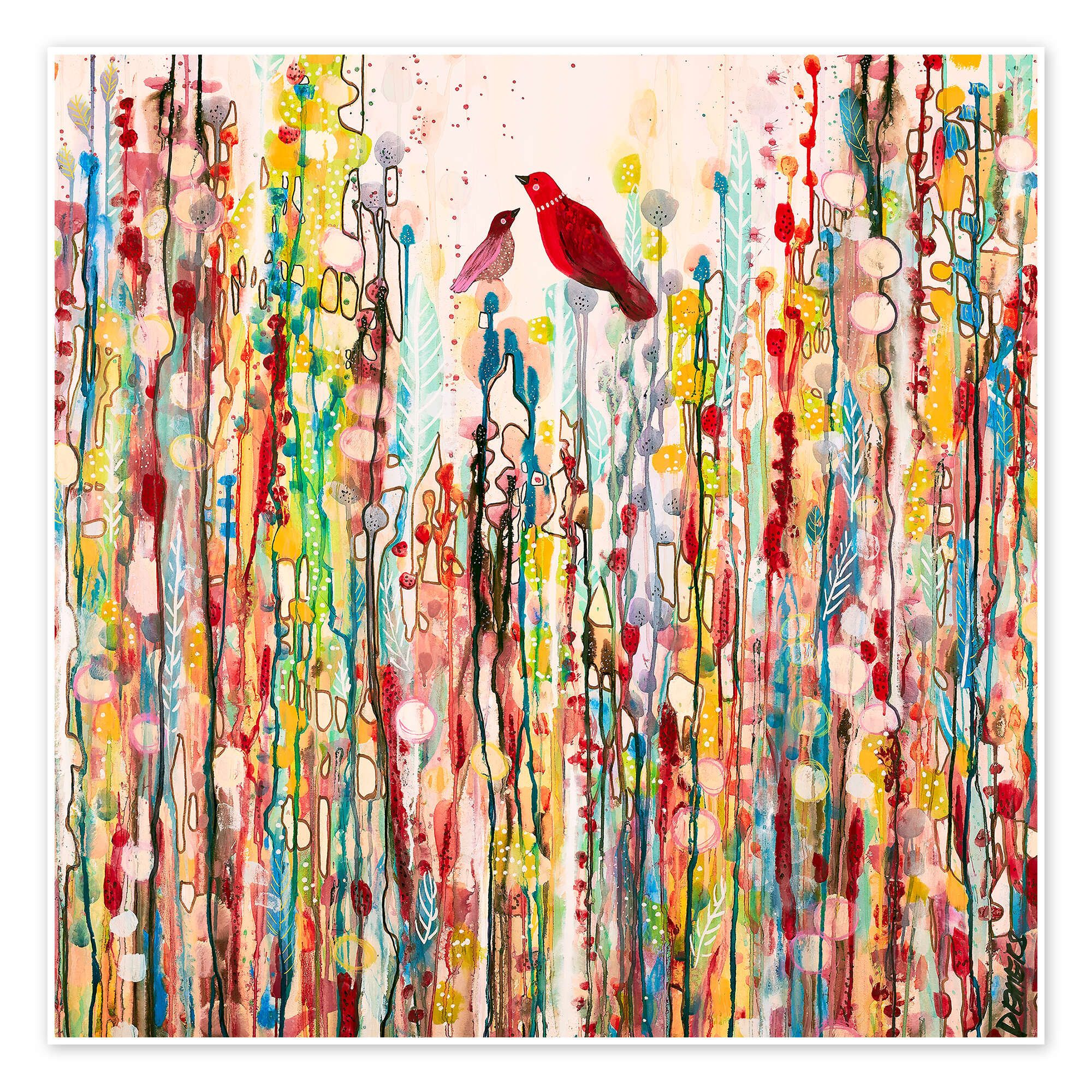 Posterlounge Wandbild Sing Noch Einmal für Mich, Mama, Sylvie Demers, erhältlich als Poster, Leinwandbild, Wandsticker oder Acrylglasbild
