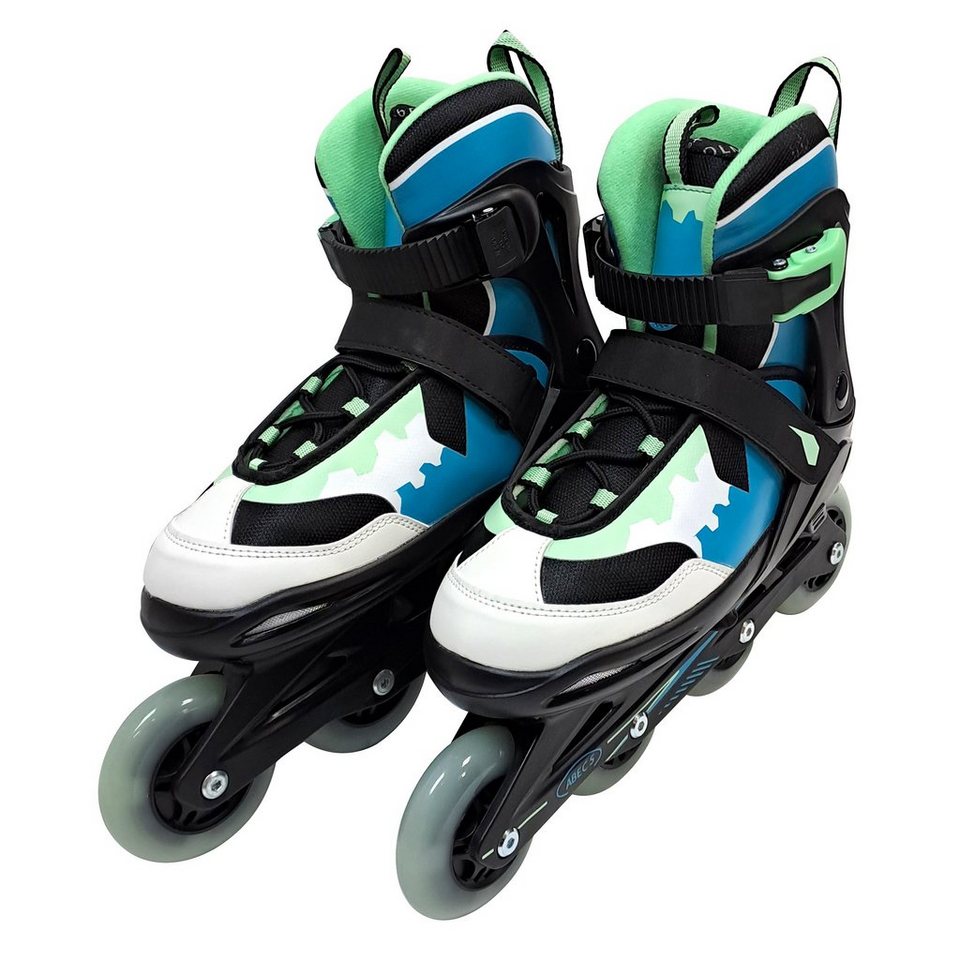 ChronoSports Inlineskates Karuso in drei Größenvarianten (29-33, 33-37,  37-41), für Kinder/Erwachsene mit LED-Rollen