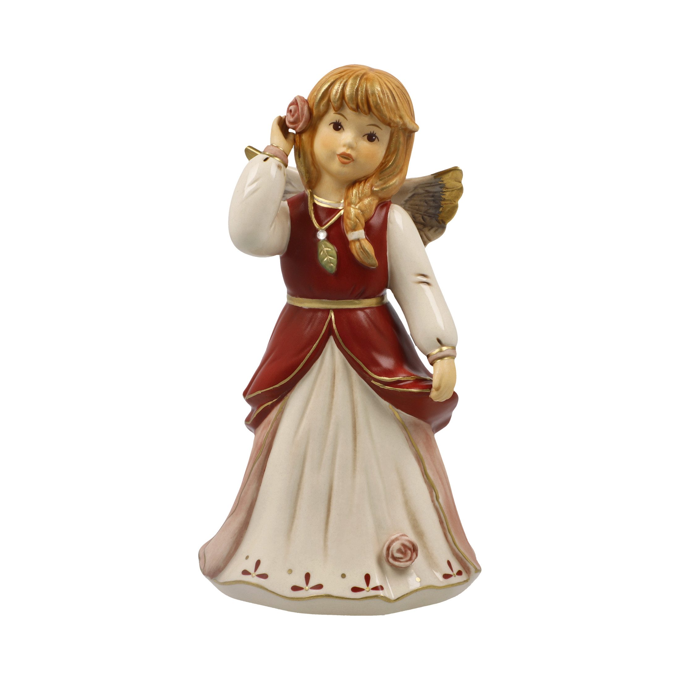 Goebel Engelfigur Herausgeputzt zum Fest, Sammelfigur zu Weihnachten günstig online kaufen