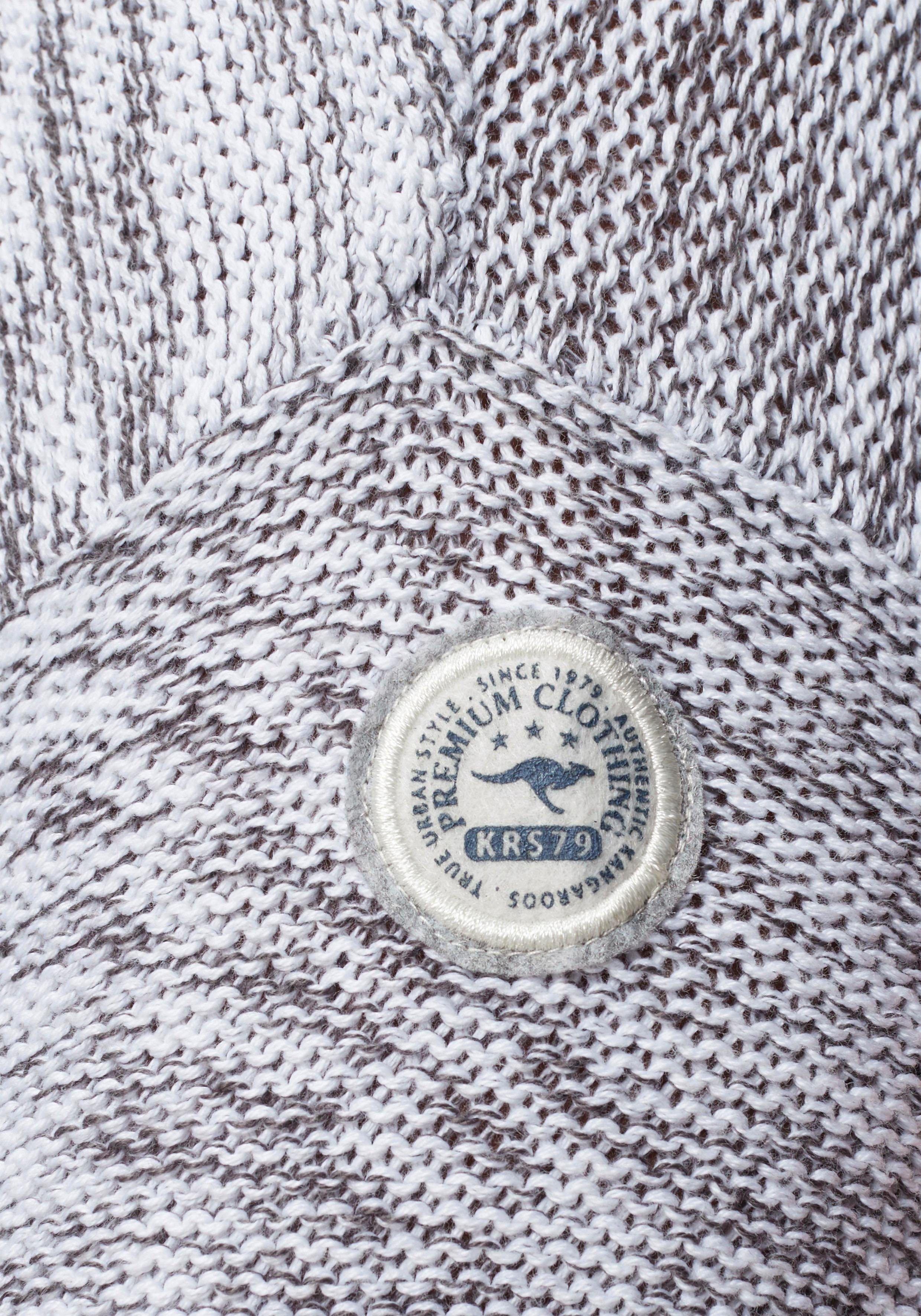 KangaROOS Strickjacke in meliertem Obermaterial