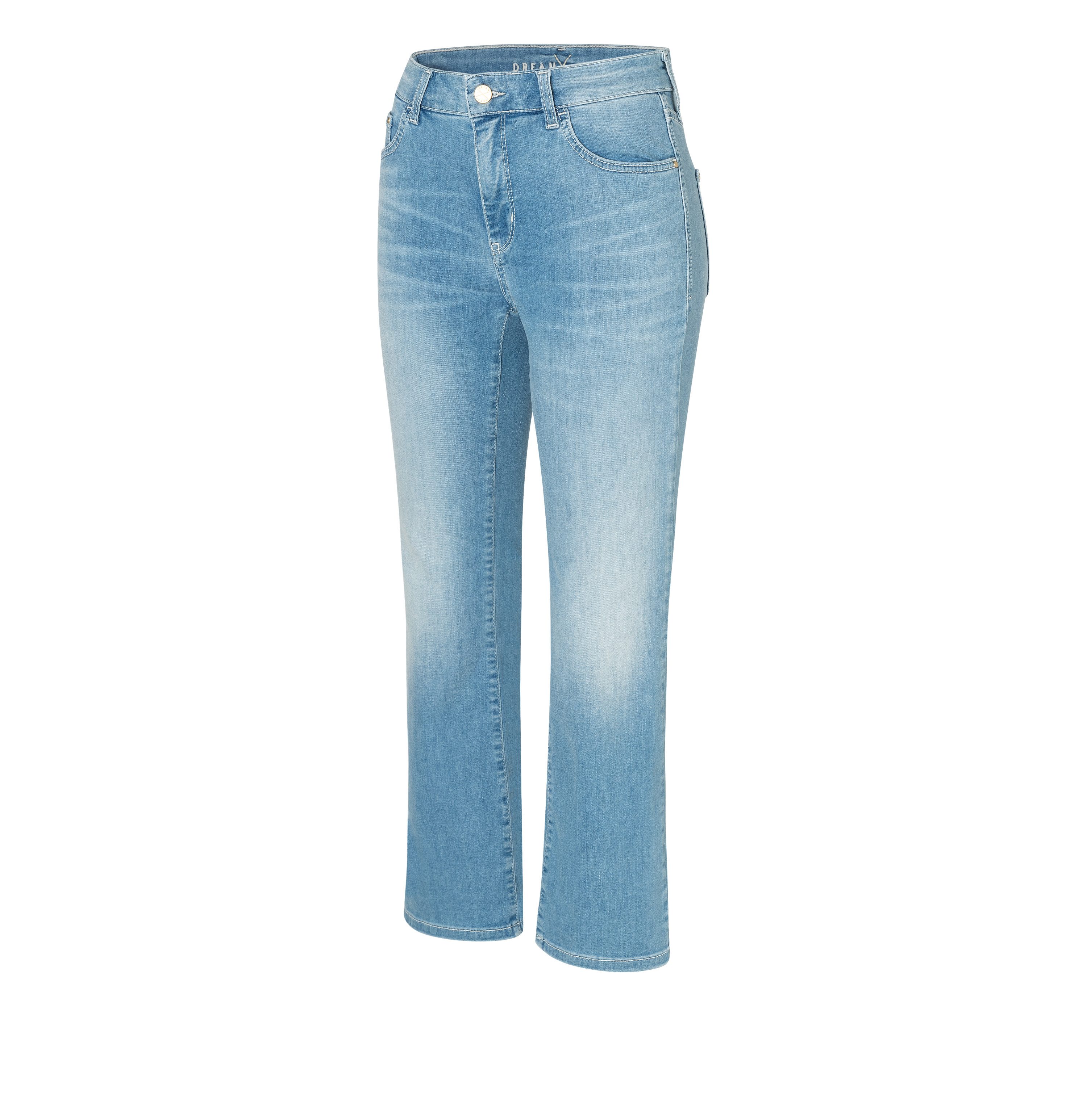 MAC 3/4-Jeans Dream Kick Saum modisch verkürzt und leicht ausgestellt