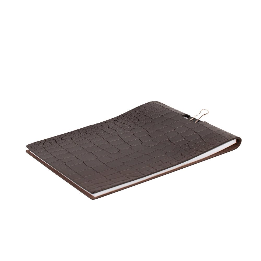 VOLKER LANG Konferenzmappe Notizblock A5 Rindsleder, Handgefertigt BD5