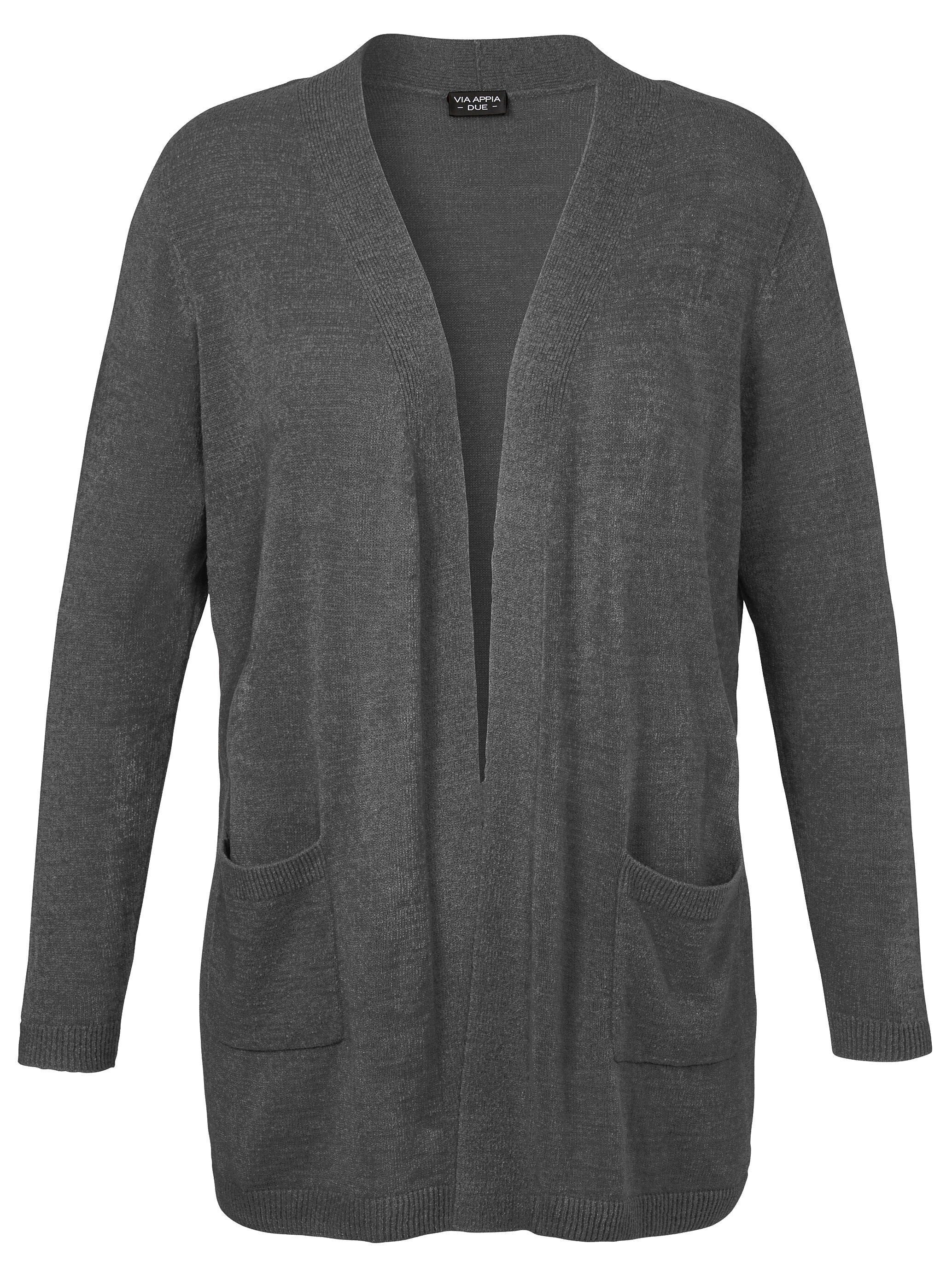 VIA APPIA DUE Cardigan in unifarbenem günstig online kaufen
