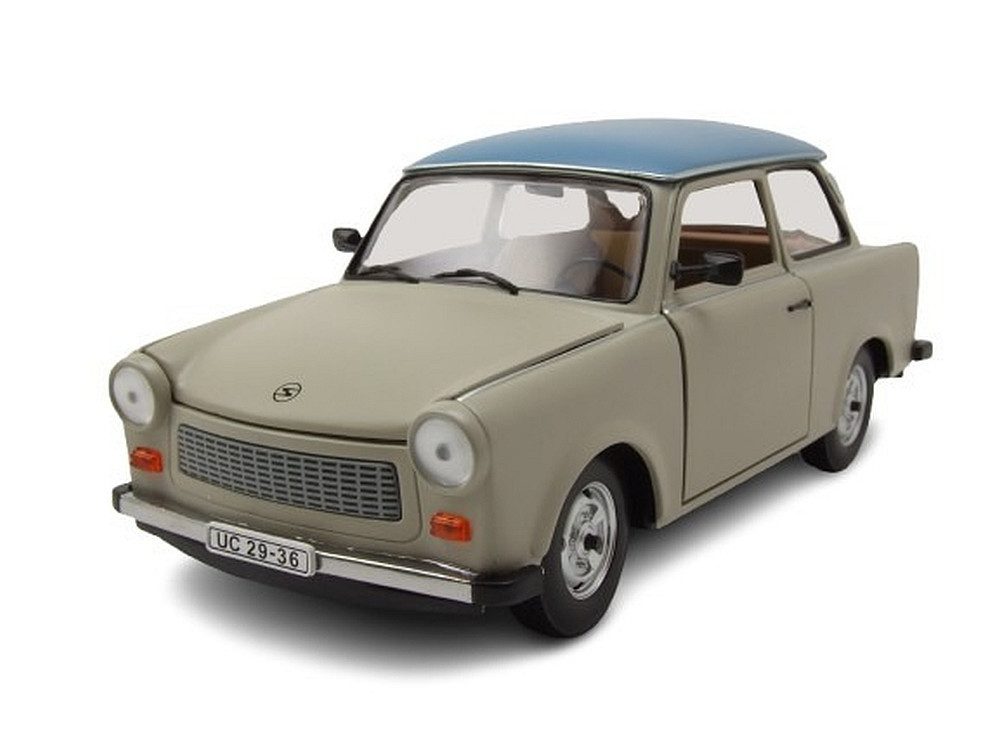 Modellauto Trabant 601 beige hellblau