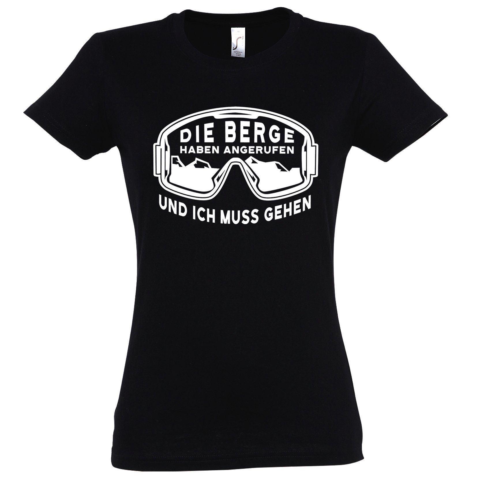 T-Shirt Ich Muss Zu Den Bergen Damen Shirt