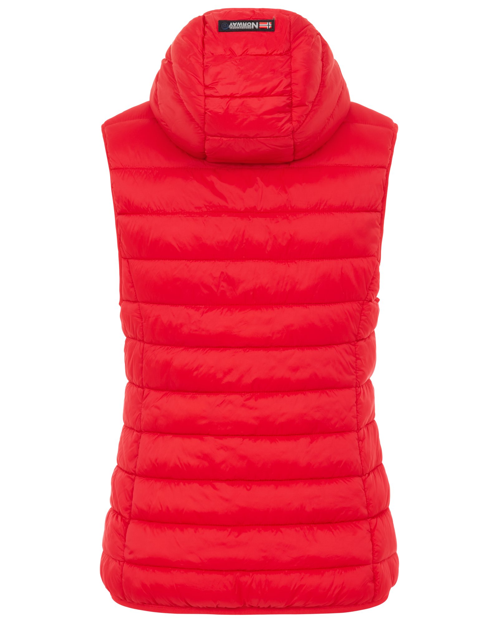 Geographical Norway Steppweste Damen Steppweste mit Kapuze Frühlings sportlich Übergangs Weste Herbst