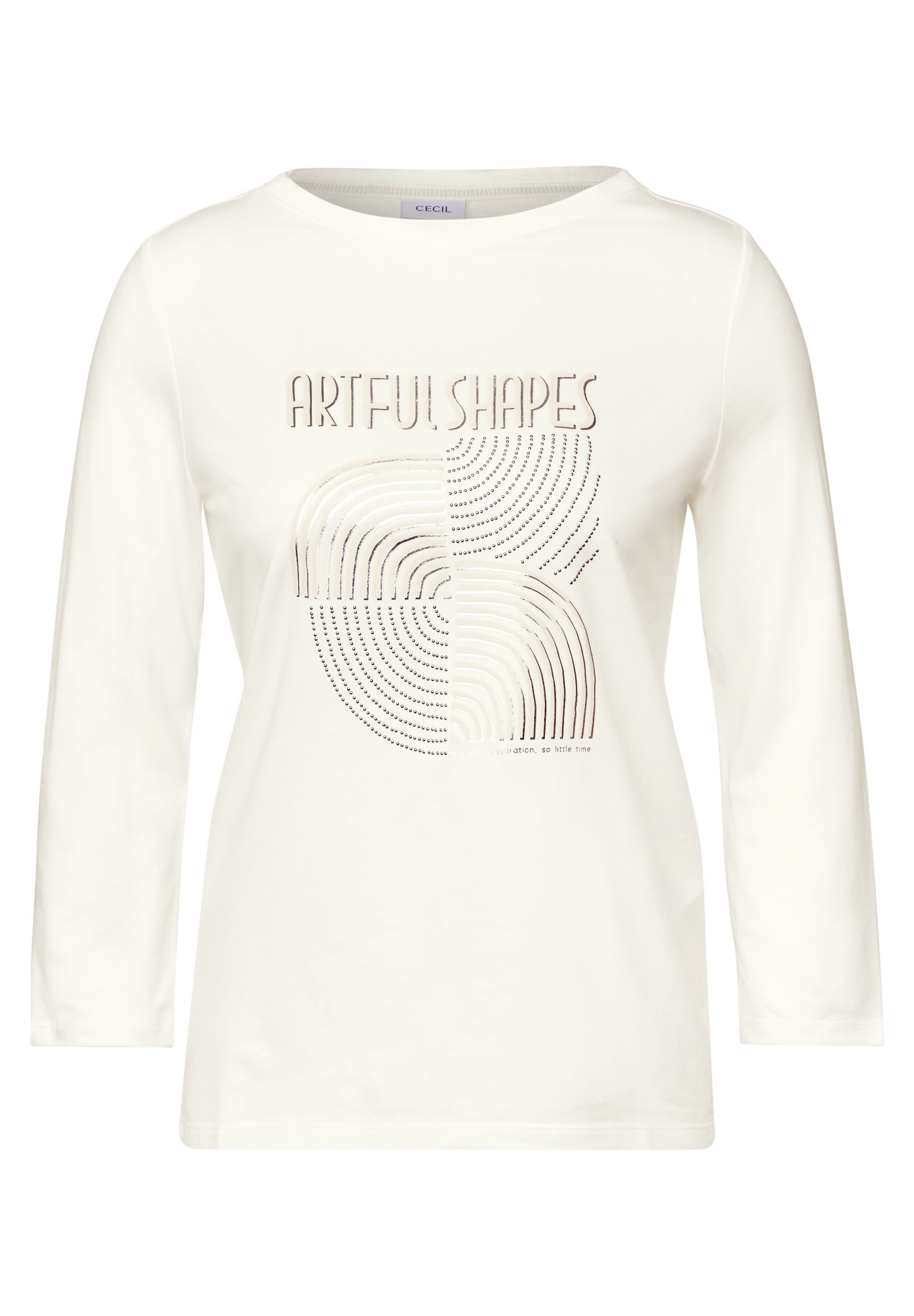 CECIL Langarmshirt mit Schimmer-Print günstig online kaufen