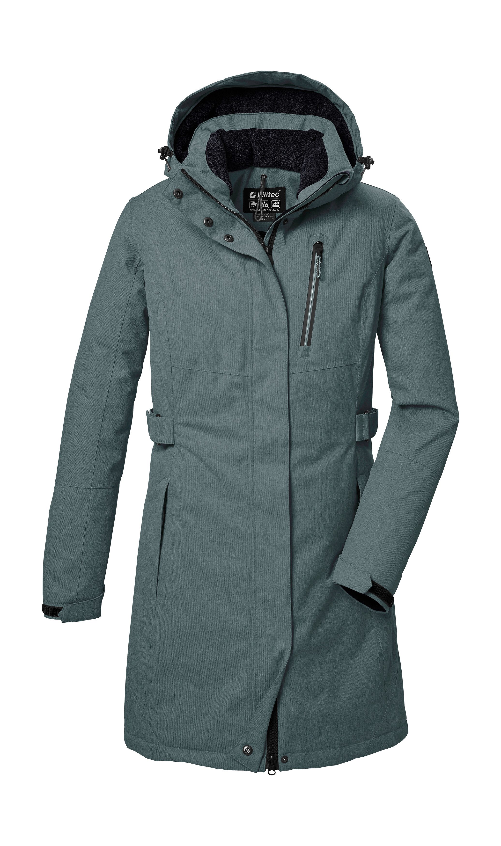 Killtec Parka KOW 303 WMN PRK Wasserdichter, atmungsaktiver Damenparka mit abnehmbarer Kapuze