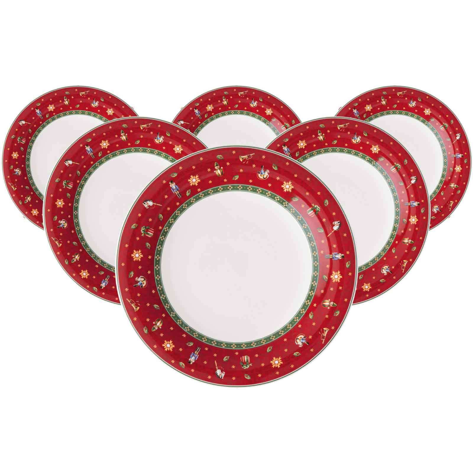 Villeroy & Boch Speiseteller Toy's Delight Speiseteller ø 26,8 cm 6er Set, (6 St)