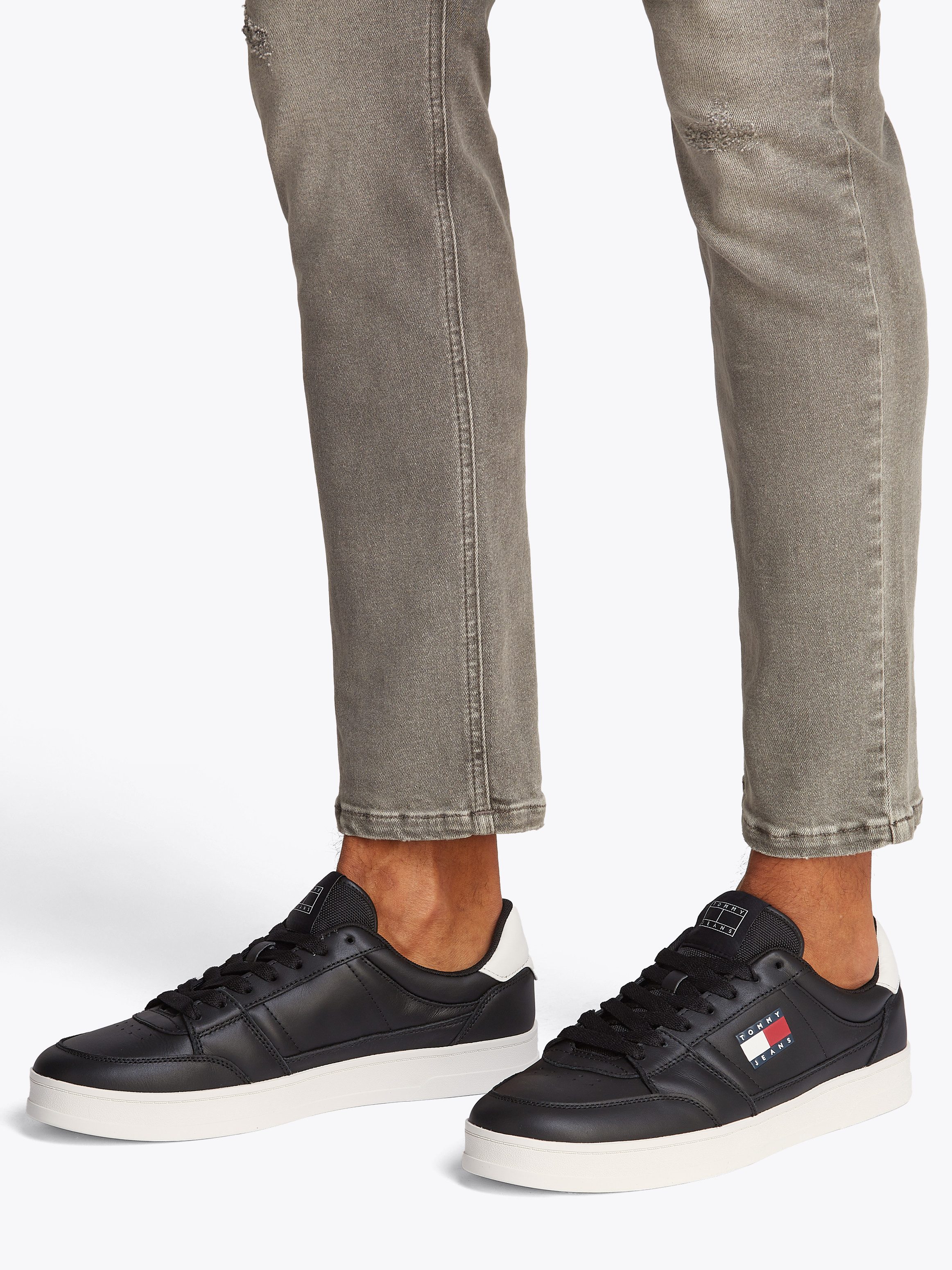 Tommy Jeans TJM THE GREENWICH NEW ESS Sneaker, Freizeitschuh, Halbschuh, Schnürschuh im Basekt-Style
