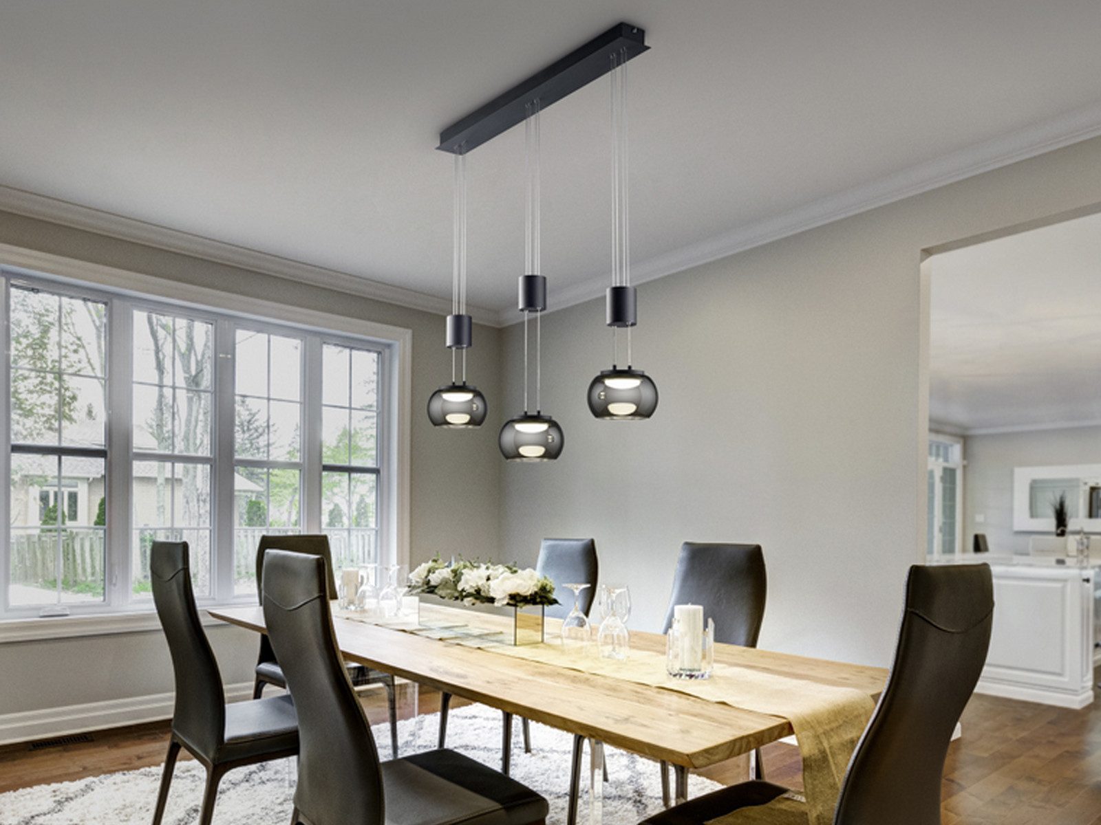 TRIO Leuchten LED Pendelleuchte, Dimmfunktion, LED fest integriert, Warmwei günstig online kaufen