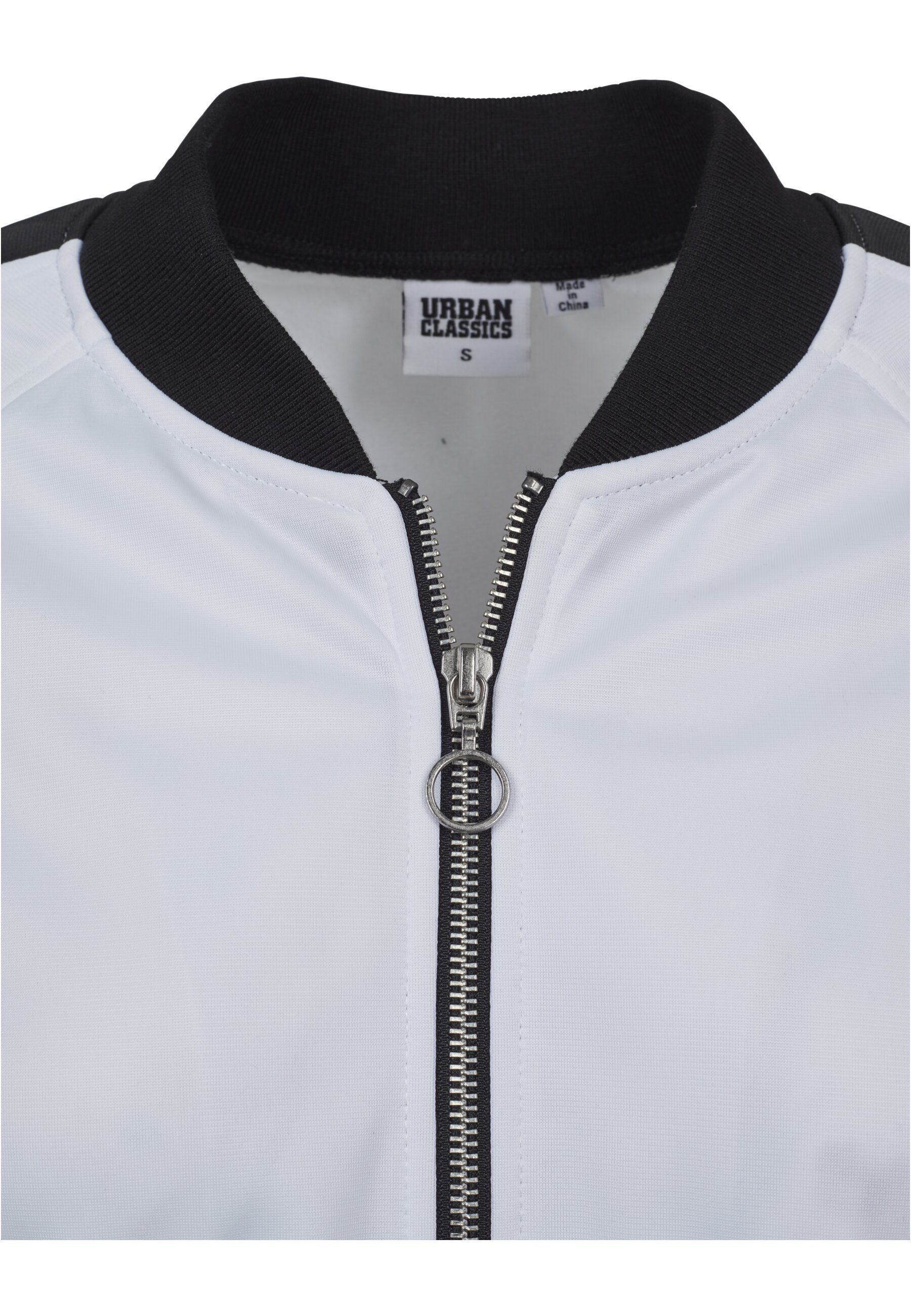 Up Ladies CLASSICS Damen Button URBAN (1-St) white/black/white Jacket Strickfleecejacke Track