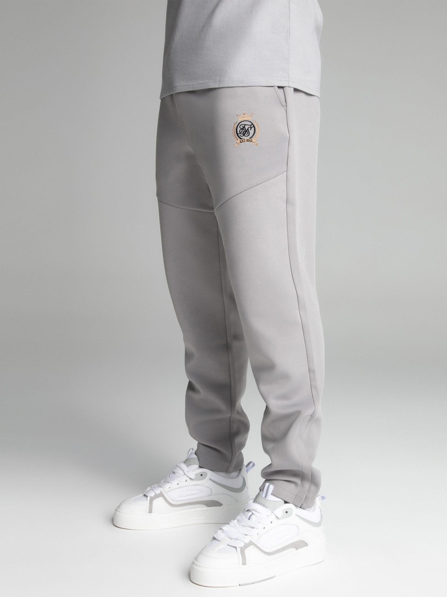 Siksilk Sweathose SikSilk Herren Graue Trainingshose günstig online kaufen