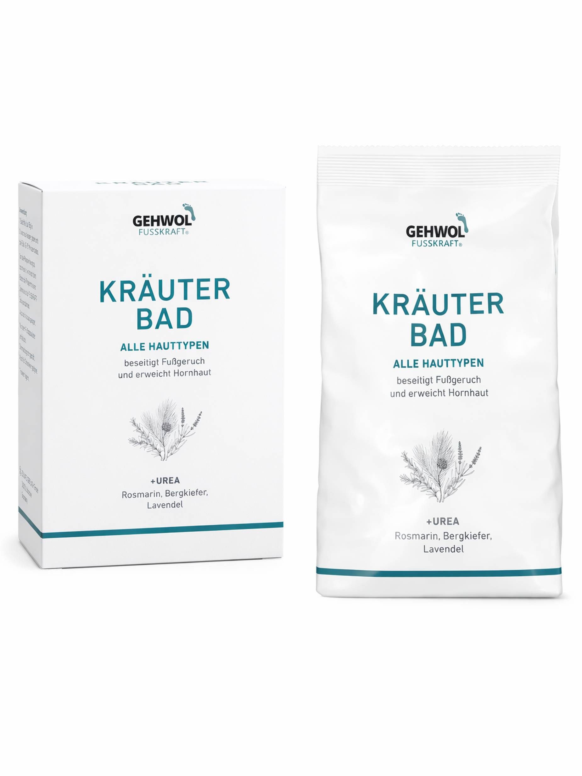 Eduard Gerlach GmbH Fußbädersalz Pflegendes Kräuter Fußbad für weiche Füße 250 g Packung