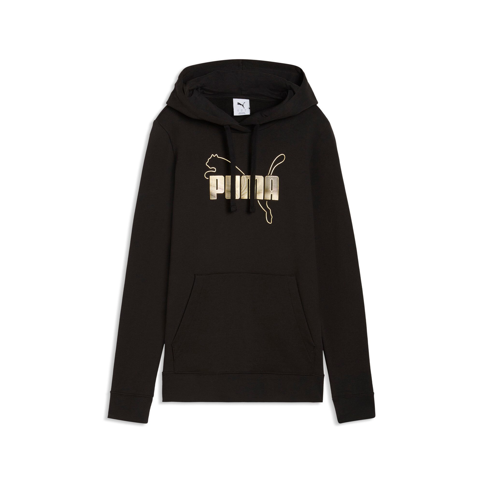 PUMA Kapuzensweatshirt ESS LOGO LAB METALLIC HOODIE TR Regular Fit, mit Print-Applikationen, mit Kängurutasche, mit Kapuze