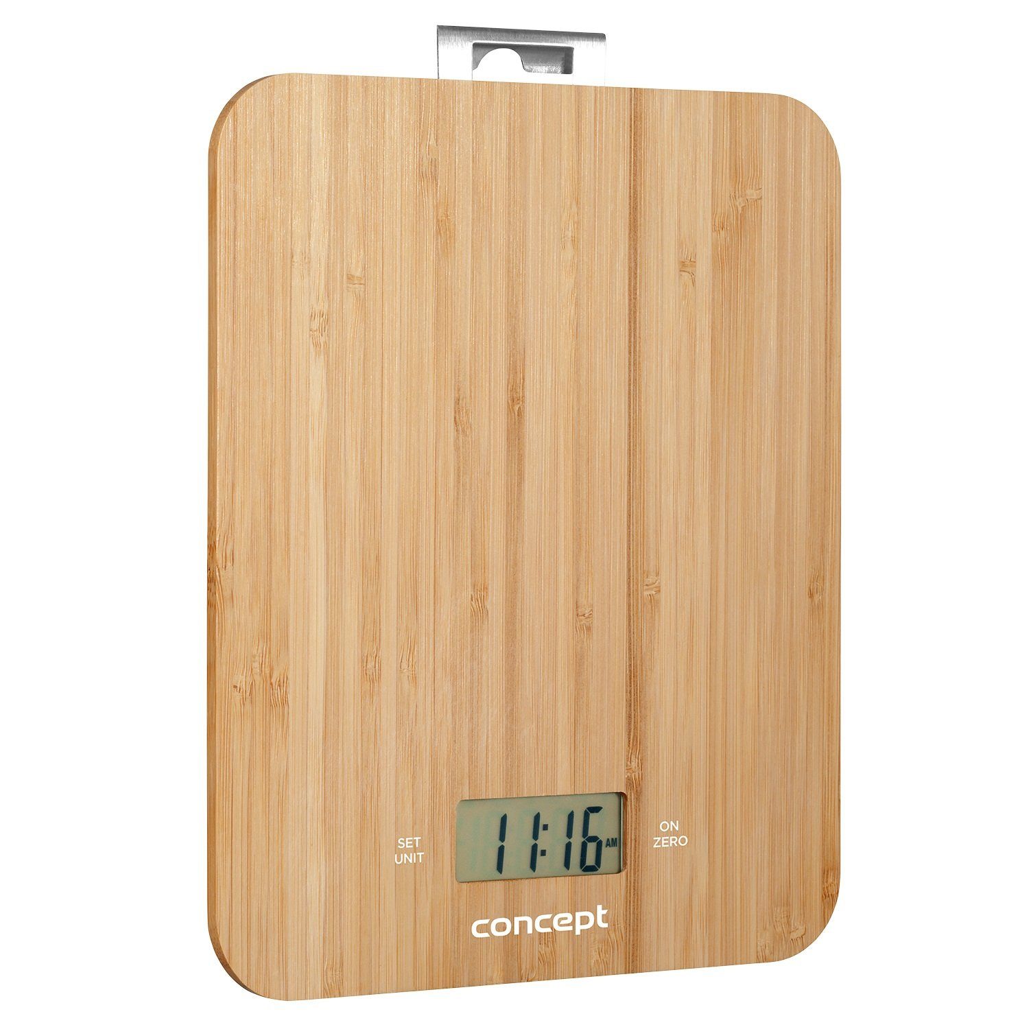 Concept Küchenwaage VK5714, Abmessungen der Waage: 216 x 176 x 15 mm