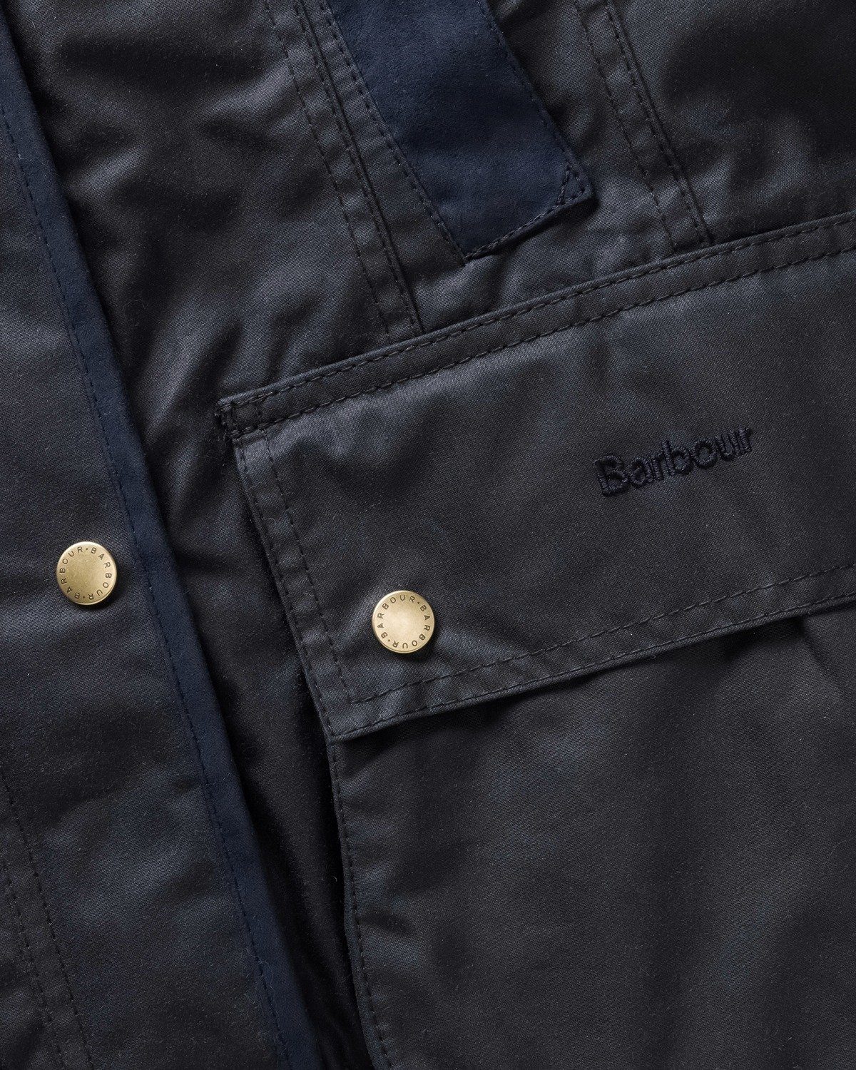 Wachsjacke Bower Navy Barbour Allwetterjacke