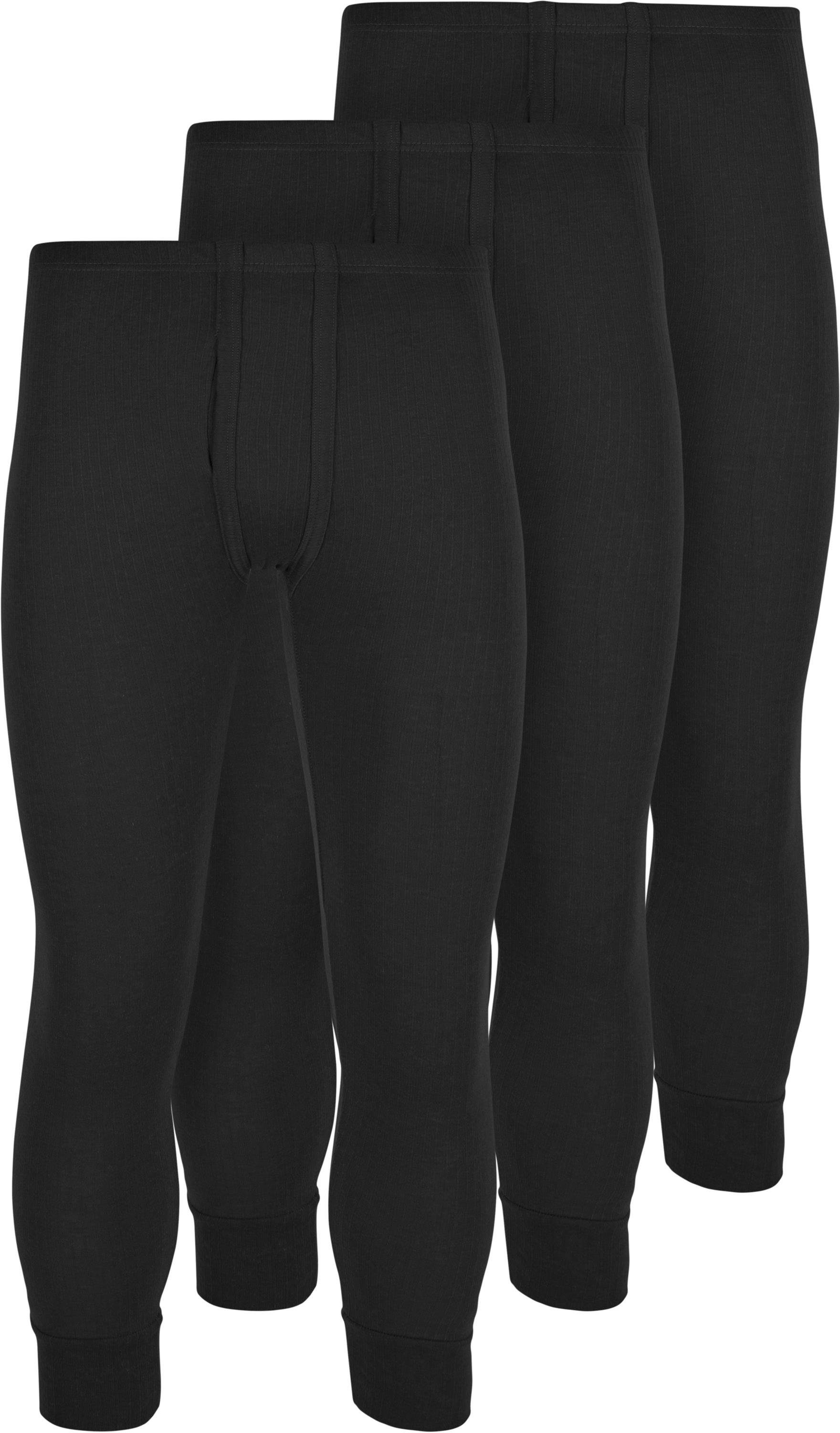 Thermounterhose 3 Stück Herren Thermo-Unterhose