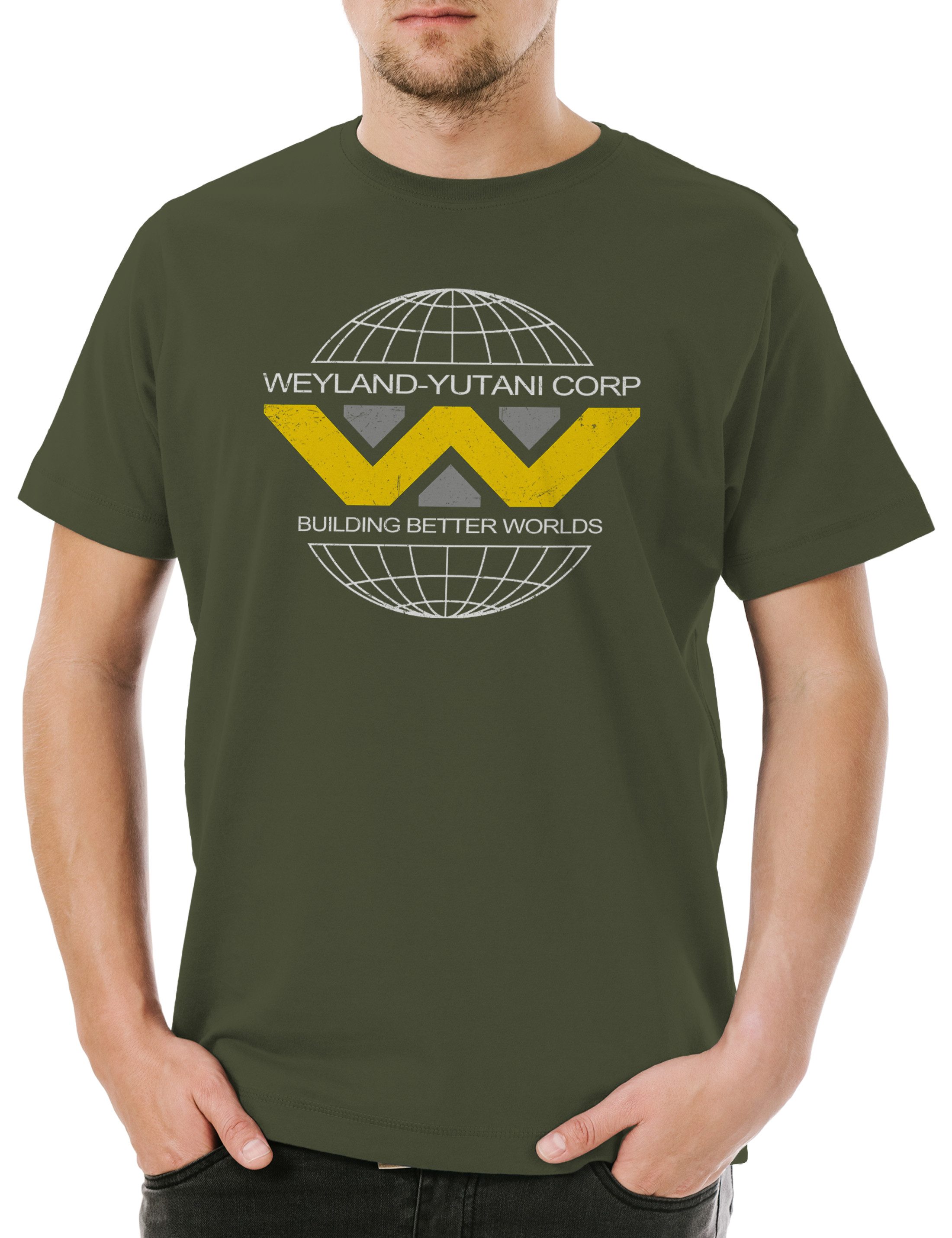 Urban Backwoods Print-Shirt Weyland Yutani II Herren T-Shirt Corp Corporati günstig online kaufen