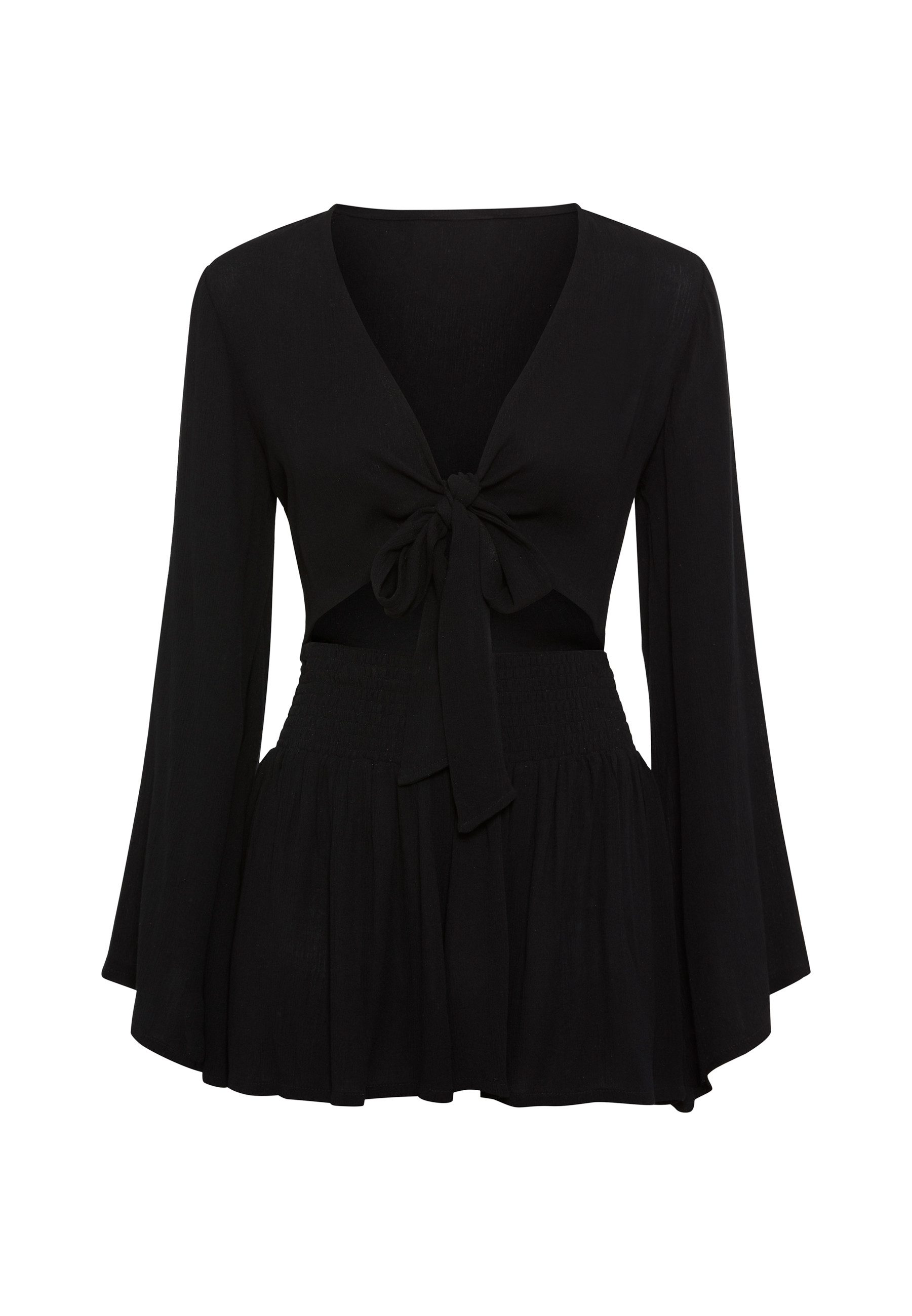 LSCN by LASCANA Crepebluse (Set) und Shorts