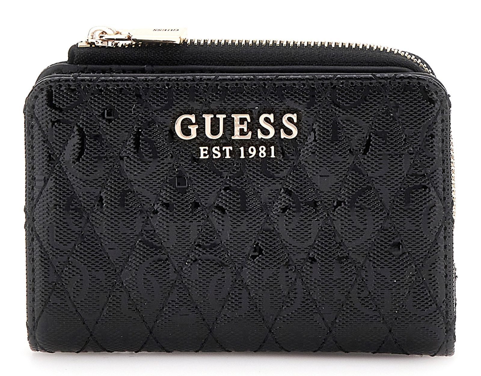 Guess Geldbörse Logo Zip Around Card Case günstig online kaufen