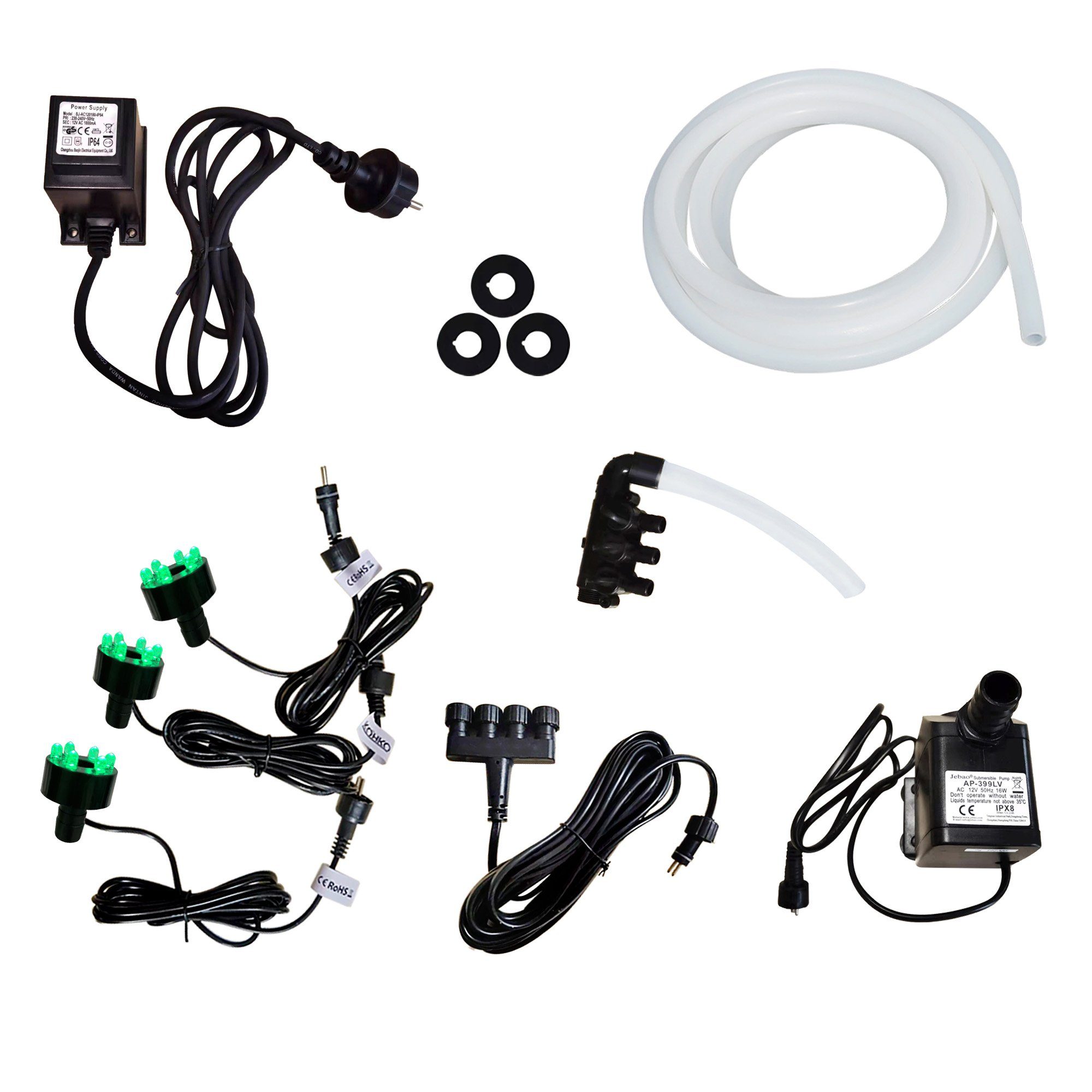 Köhko Springbrunnenpumpe Köhko Brunnenpumpe 1000L/H Set