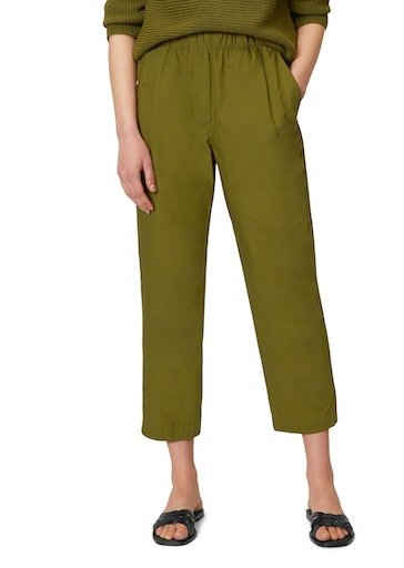 Marc O'Polo Bundfaltenhose Pants, jogging style, slim fit, elastic tape mit elastischem Taillenbund