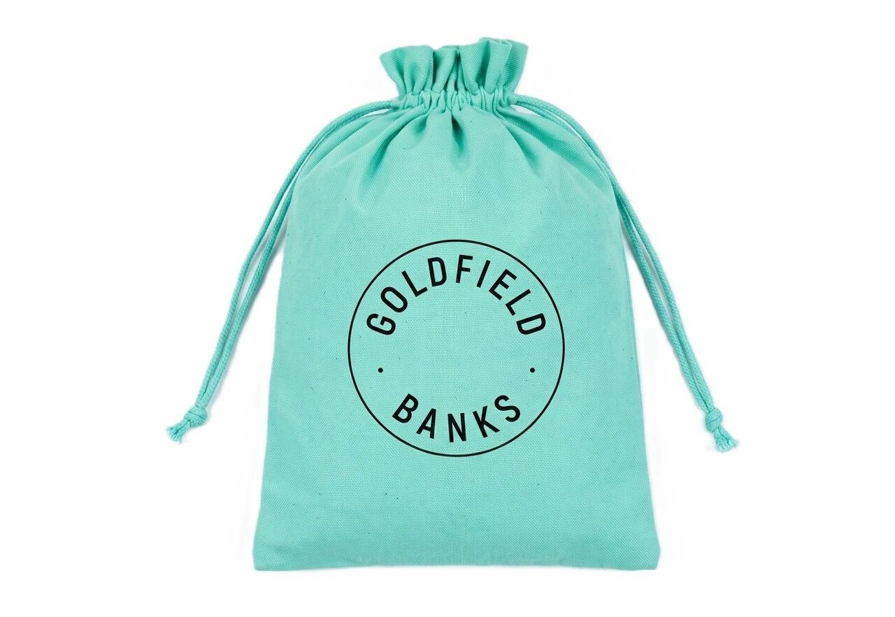 Goldfield & Banks Kosmetiktasche Goldfield & Banks Grüner Baumwollbeutel