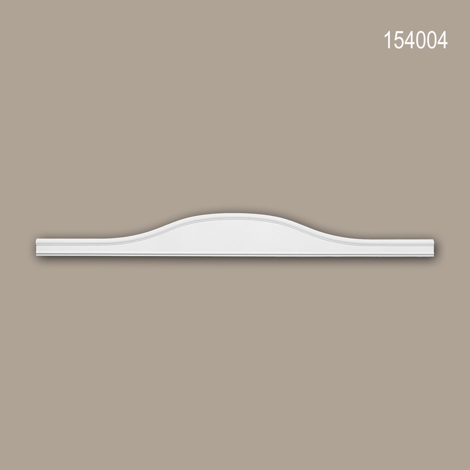 Türumrandung), St., 154004 1 Verzierung, vorgrundiert, weiß, Stil: Türaufsatz, Wanddekoobjekt Profhome (Pediment, Klassisch Zeitlos Schmuckelement, /