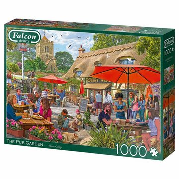 Jumbo Spiele Puzzle Falcon The Pub Garden 1000 Teile, 1000 Puzzleteile